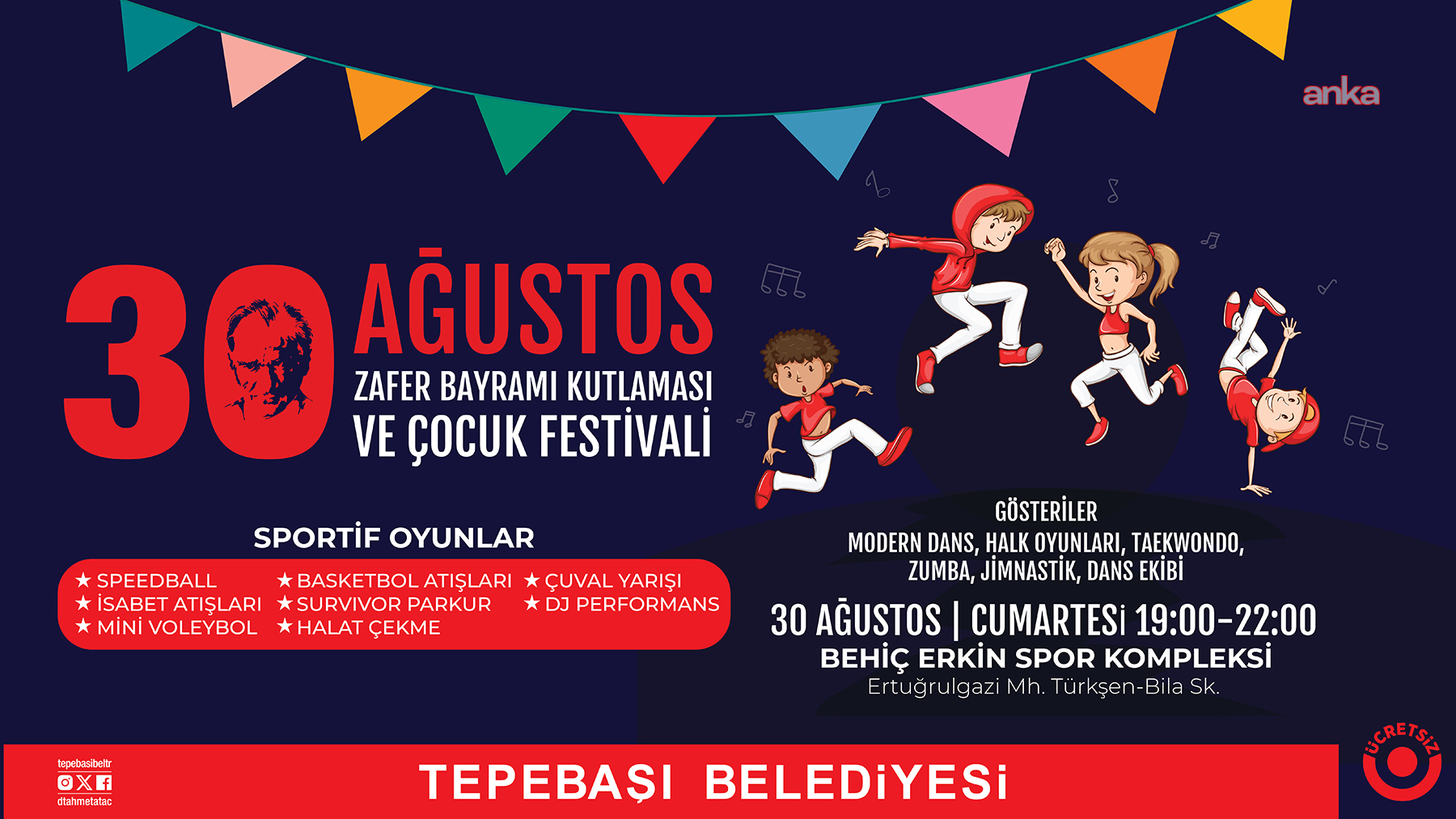 30 Ağustos, Tepebaşı’nda coşkuyla kutlanacak