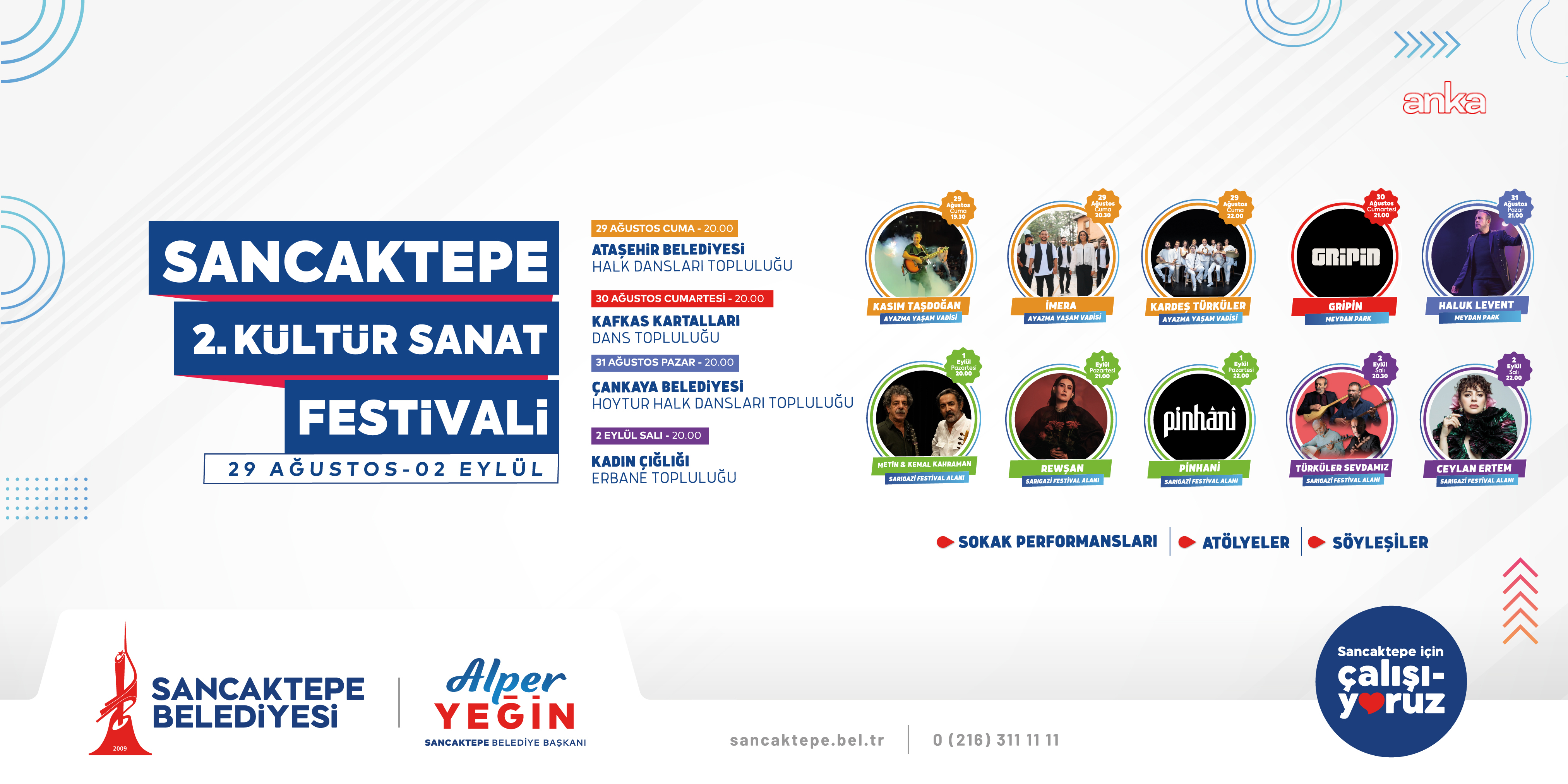 Sancaktepe Belediyesi Kültür Sanat Festivali başlıyor
