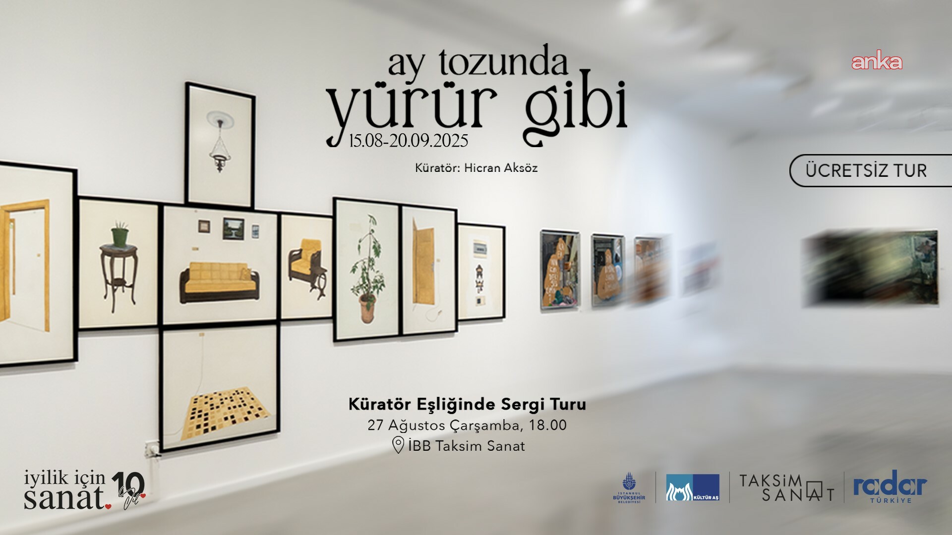 “Ay Tozunda Yürür” gibi sergisinde rehberli turlar başlıyor