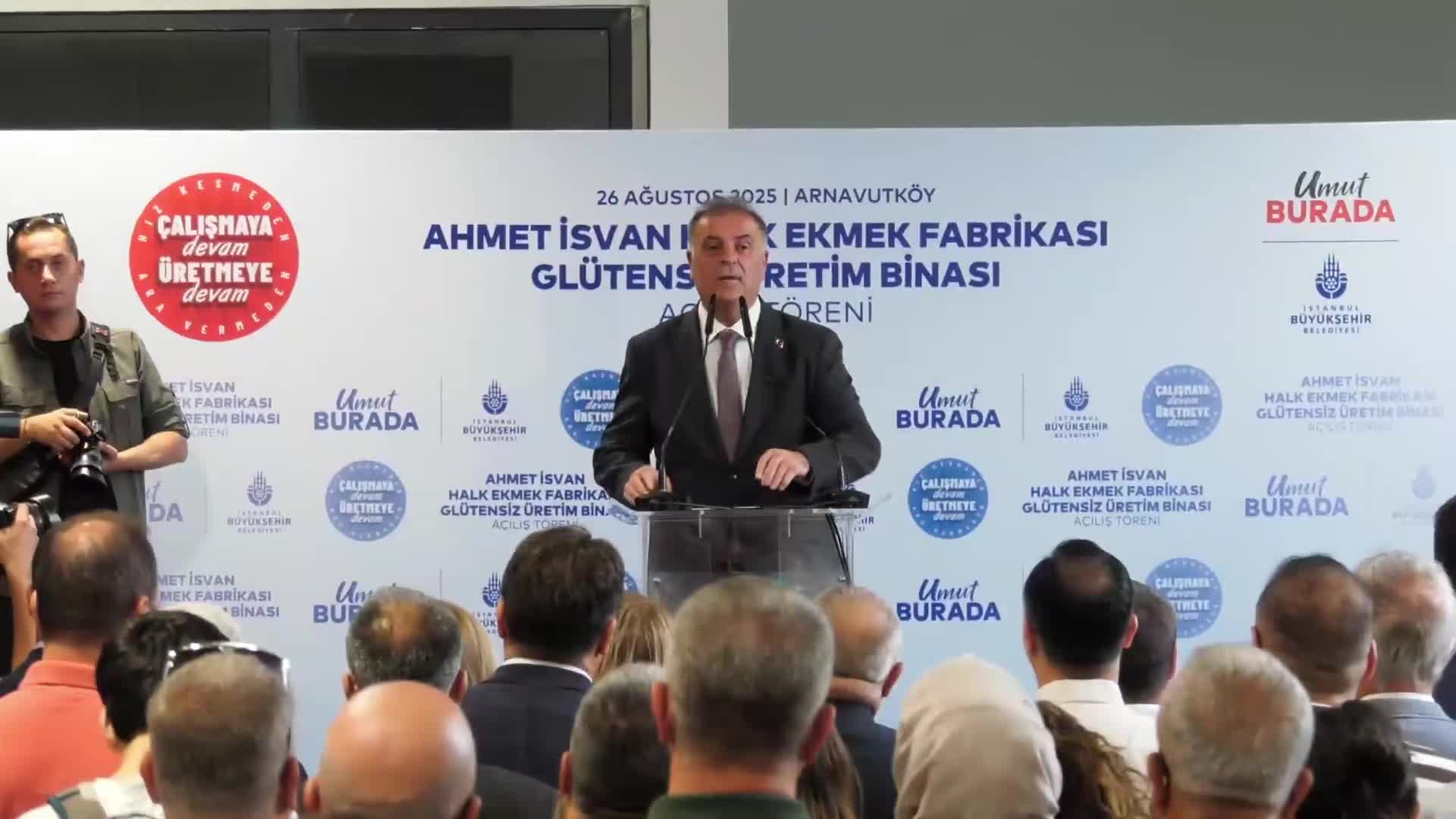 Ahmet İsvan Glütensiz Üretim Binası açıldı...İBB Başkanvekili Nuri Aslan: Bu koskoca tesis, Ekrem  İmamoğlu'nun İstanbul halkına kattığı bir değerdir