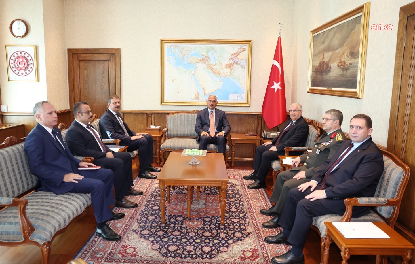 Bakan Güler, Bakan Ersoy ile görüştü