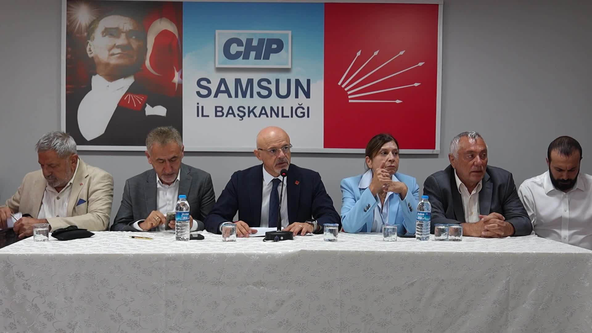 CHP heyeti sahada... Ordu Milletvekili Adıgüzel Samsun’da konuştu: "Ekrem İmamoğlu’nun tutuklu yargılanması kabul edilemez"