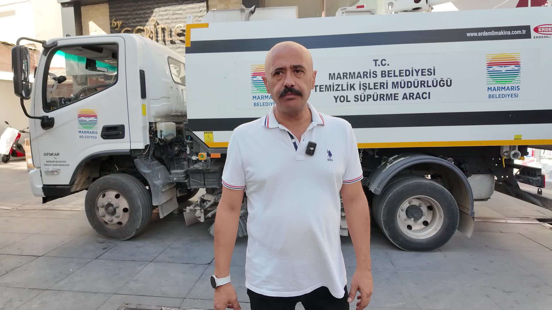 Marmaris Belediyesi'nden olası su taşkınlarına karşı temizlik çalışması