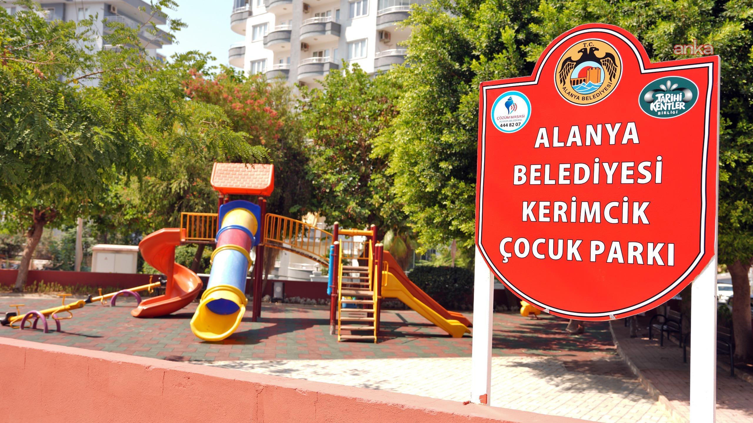 Alanya Belediyesi, Kerimcik Parkı’nı yeniledi