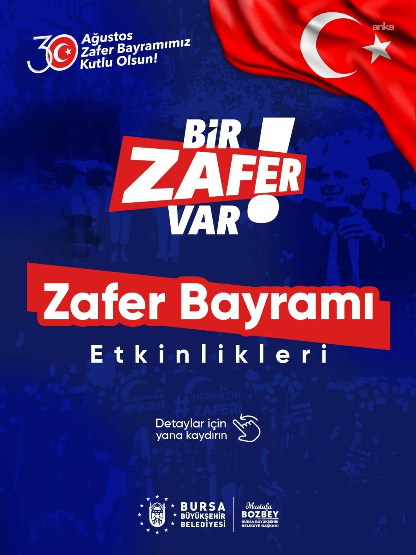 Bursa Büyükşehir Belediyesi, 30 Ağustos’u zengin bir programla kutlayacak
