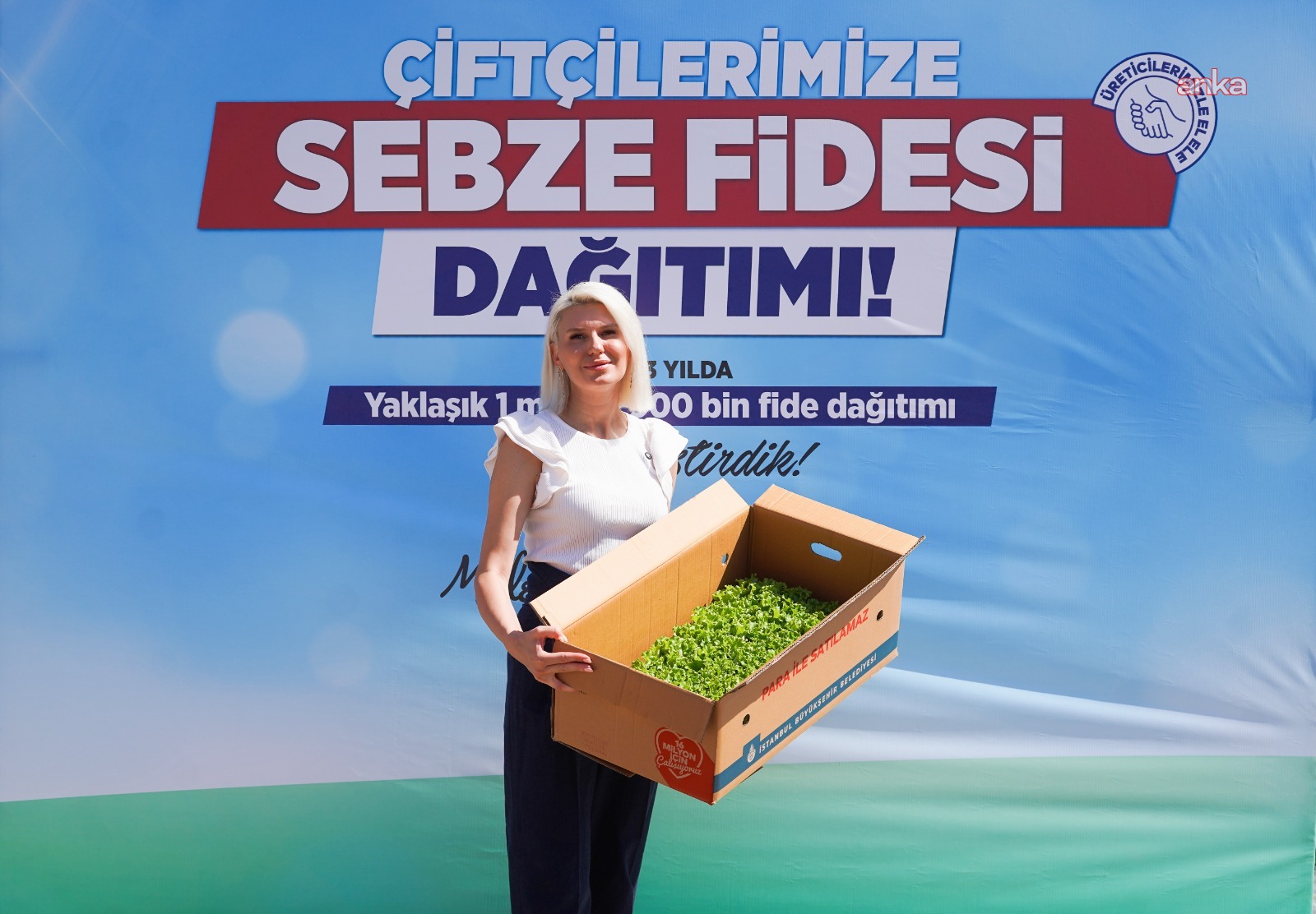 Bilecik Belediyesi’nden üreticilere fide desteği