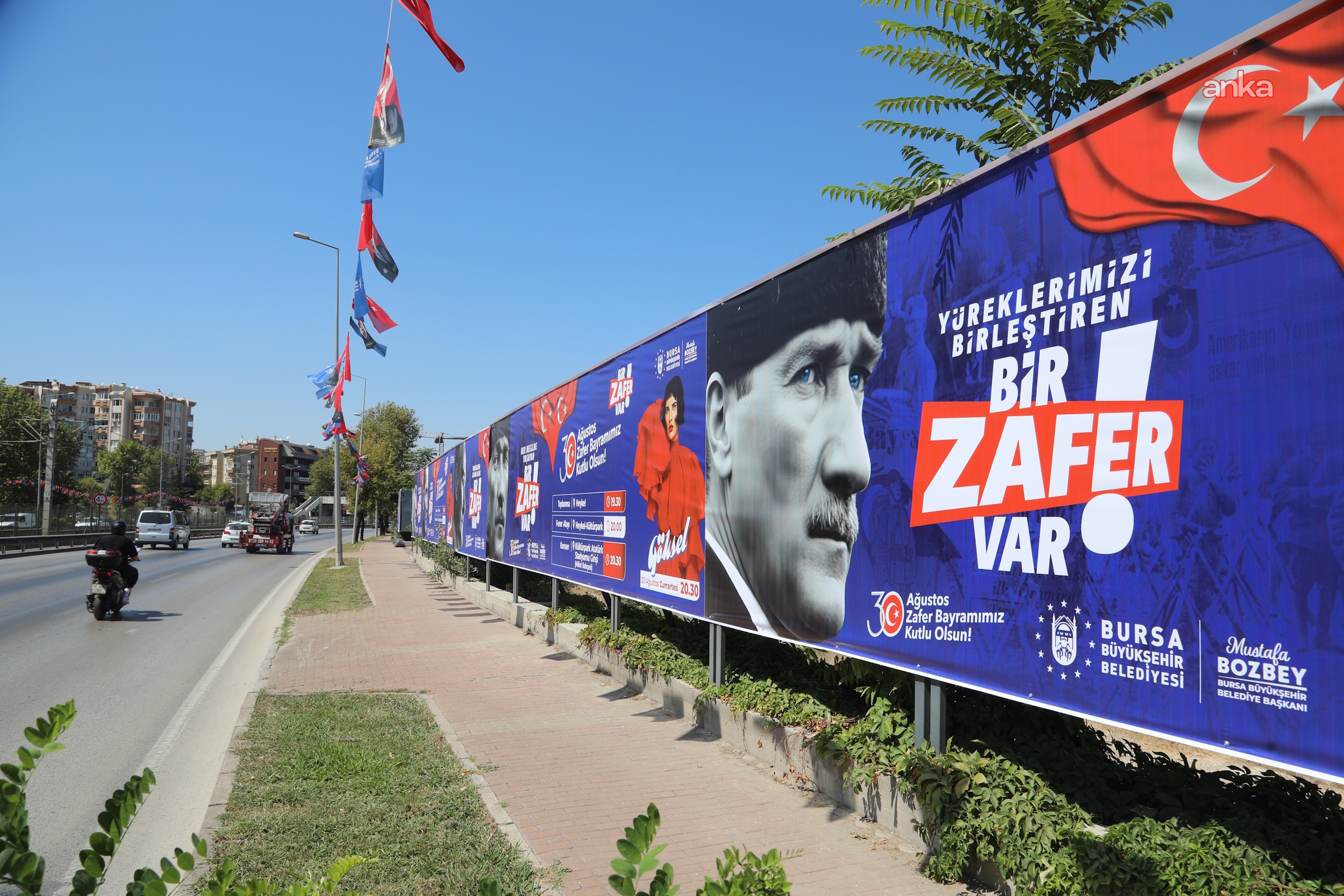 30 Ağustos Zafer Bayramı coşkusu, Bursa'nın her köşesini sardı