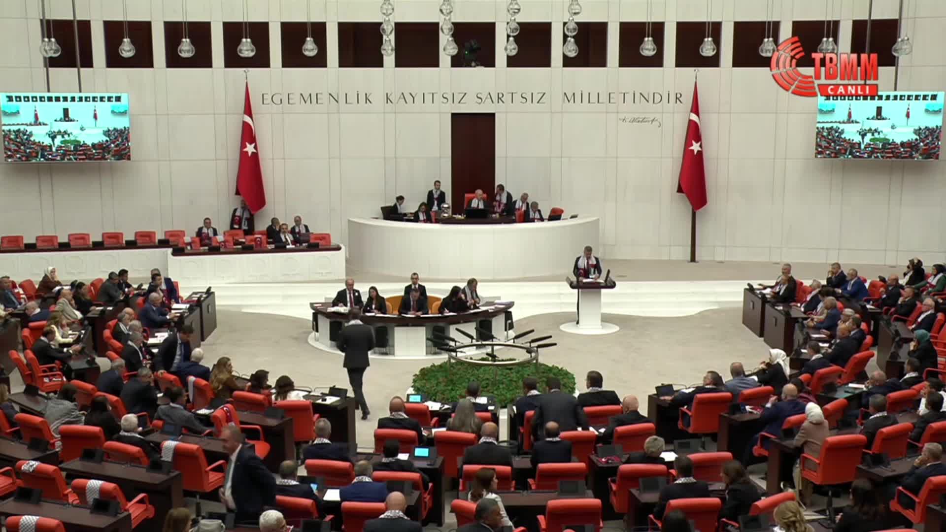 TBMM Genel Kurulu Gazze için olağanüstü toplandı... AK Partili Turan: Türkiye'yi Gazze üzerinden hedef alarak yıpratmak siyonist akla hizmet etmektir