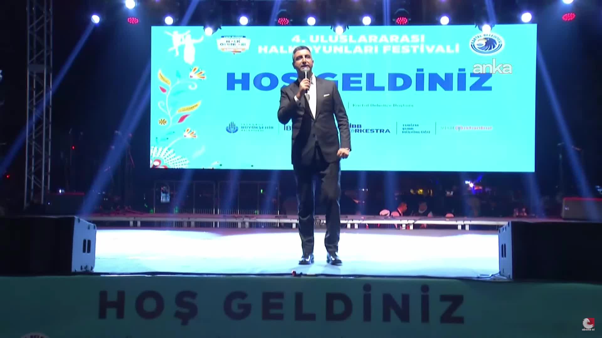4. Uluslararası Halk Oyunları Festivali Kartal Meydanı’nda başladı... Gökhan Yüksel: İnsanlığın kurtuluşu dostluk, kardeşlik ve sanatın birleştirici gücüyle mümkün