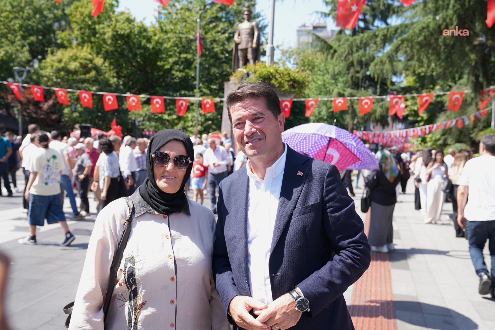 Ortahisar Belediye Başkanı Kaya, Zafer Bayramı kutlamalarına katıldı