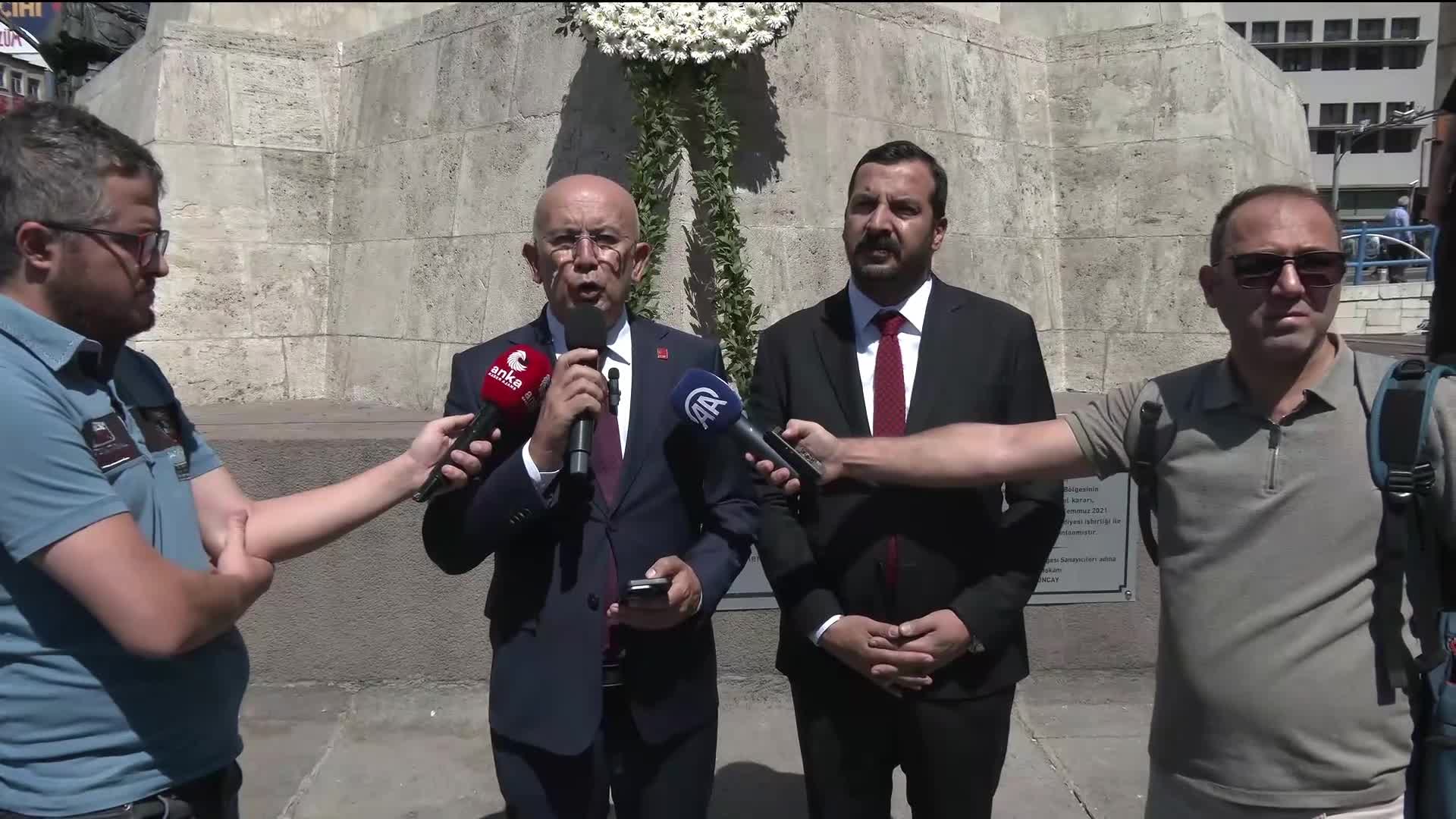 CHP Ankara İl Başkanı Erkol: ''Cumhuriyet'in temel değerlerine saldırılarla karşı karşıyayız, bir an önce sandığın millet önüne gelmesini talep ediyoruz''