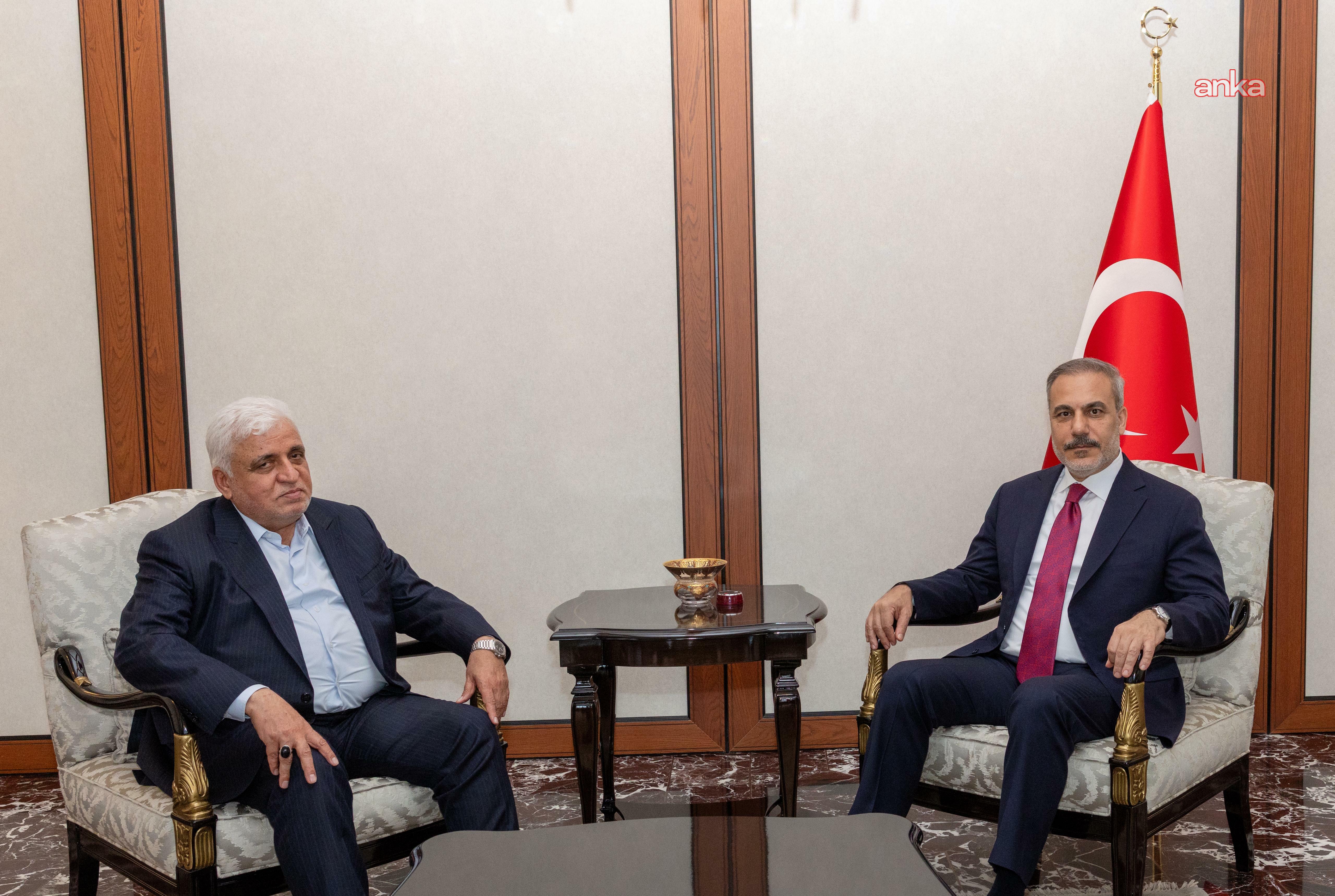 Dışişleri Bakanı Fidan, Haşdi Şabi Komisyonu Başkanı el-Feyyad ile görüştü