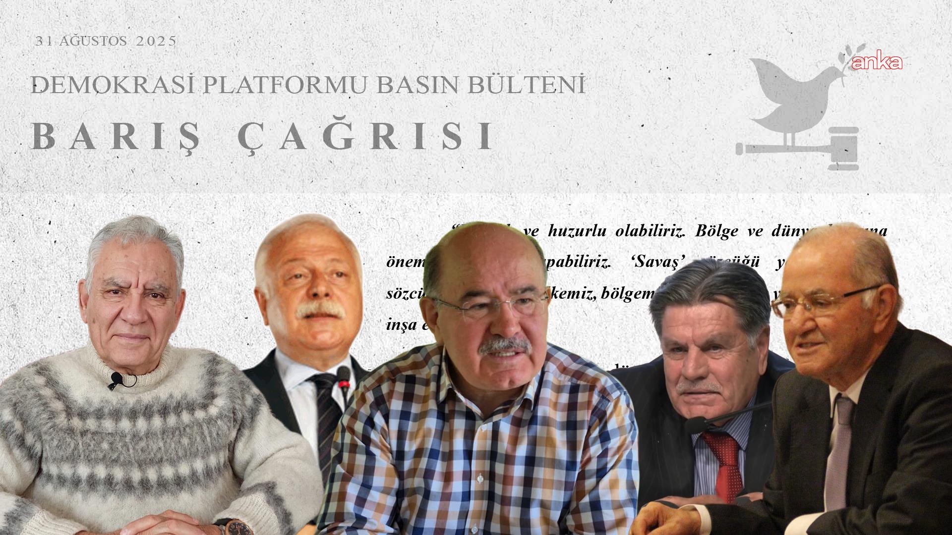 Demokrasi Platformu’ndan iki dilde “Barış Çağrısı”: Devlet, başta Kürtler olmak üzere, ötekileştirilen veya kendisini öteki hisseden tüm yurttaşlarıyla barışmalı"