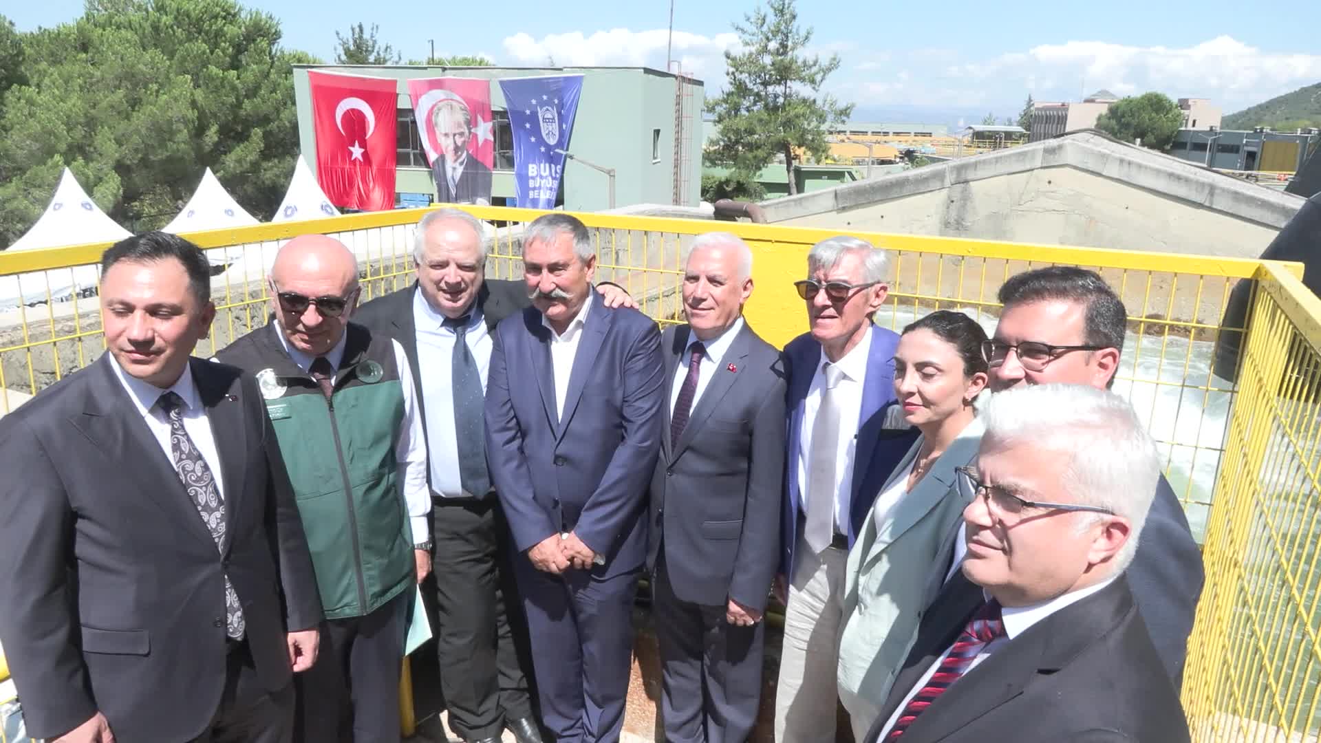 Bursa'ya günlük 110 bin metreküp su sağlayacak bypass hattında vanalar açıldı