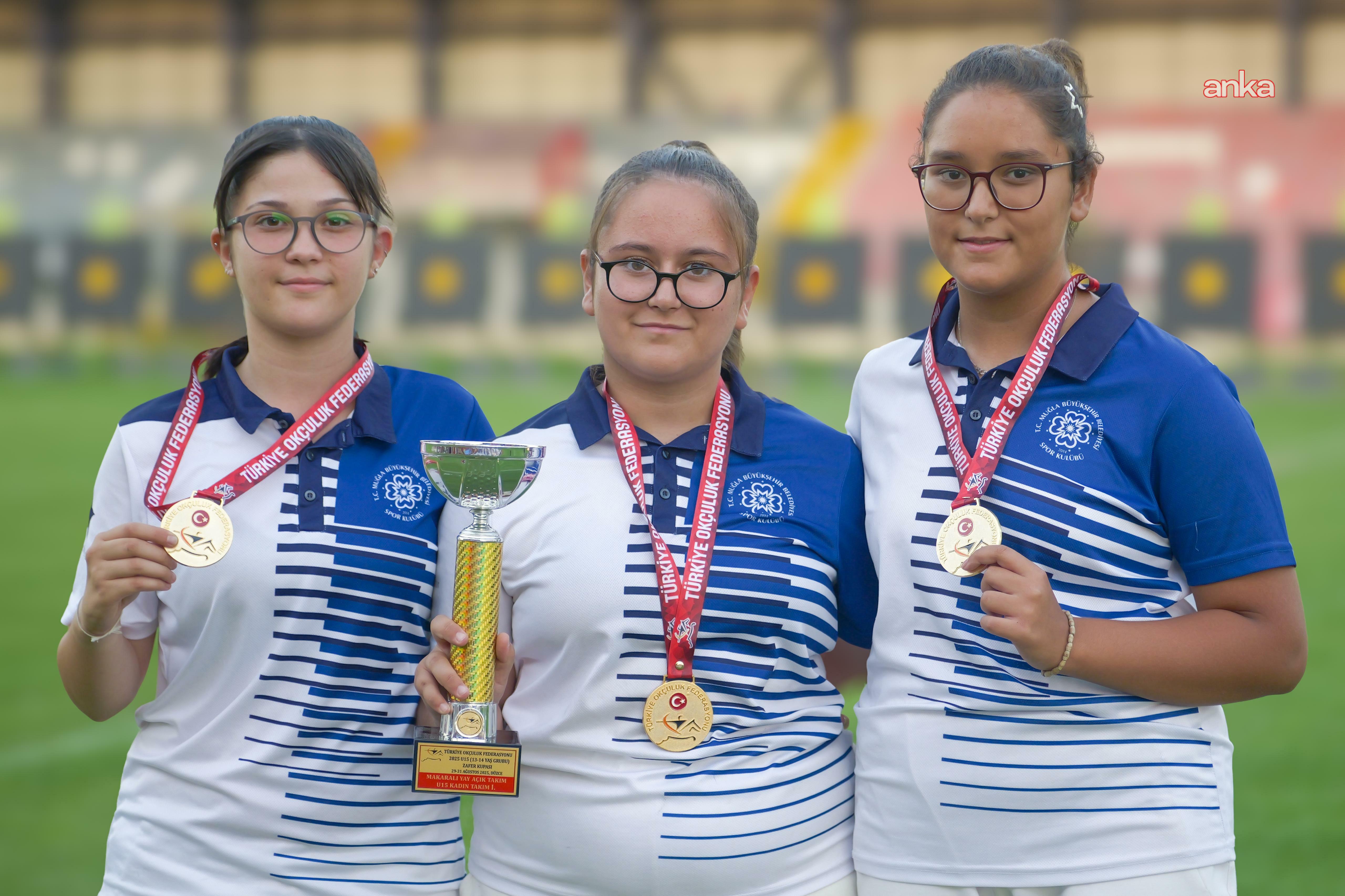 Muğla Büyükşehir Belediyesi Spor Kulübü okçularından U15 Türkiye Şampiyonası’nda üstün başarı