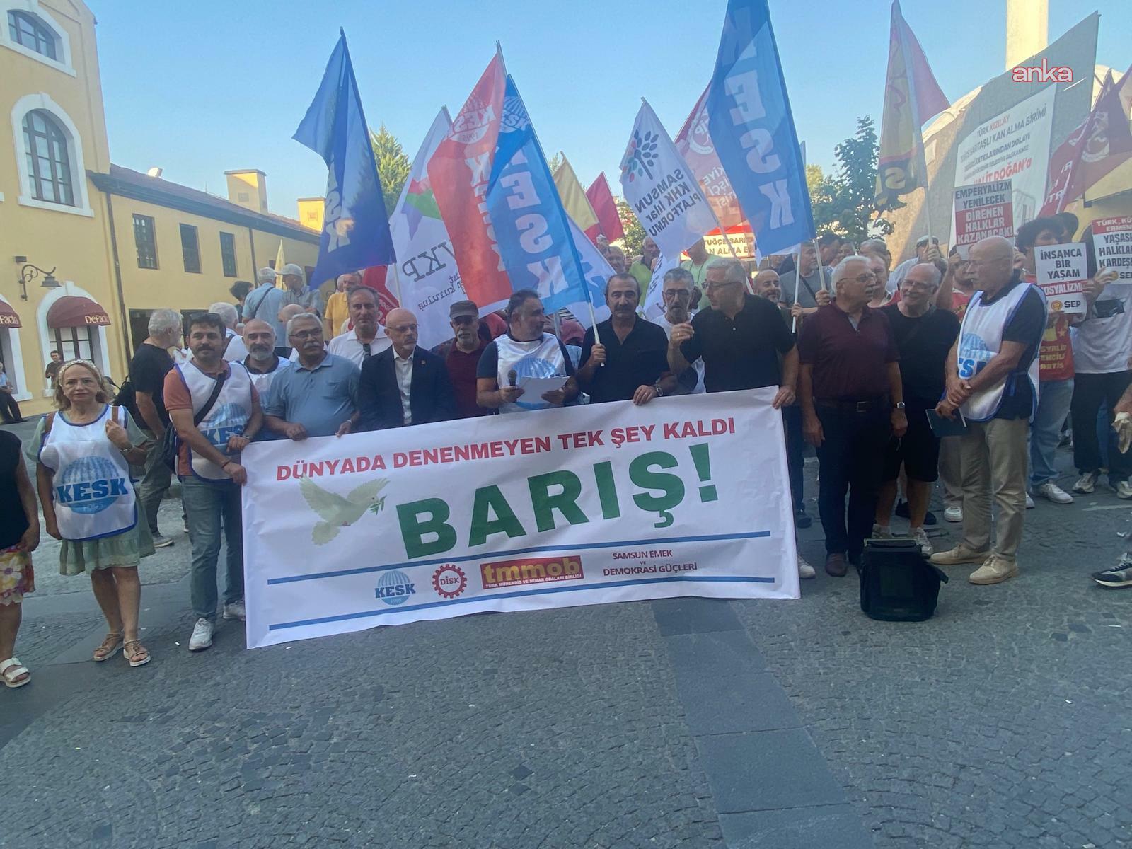 Samsun’da Emek ve Demokrasi Güçlerinden 1 Eylül Barış Günü açıklaması