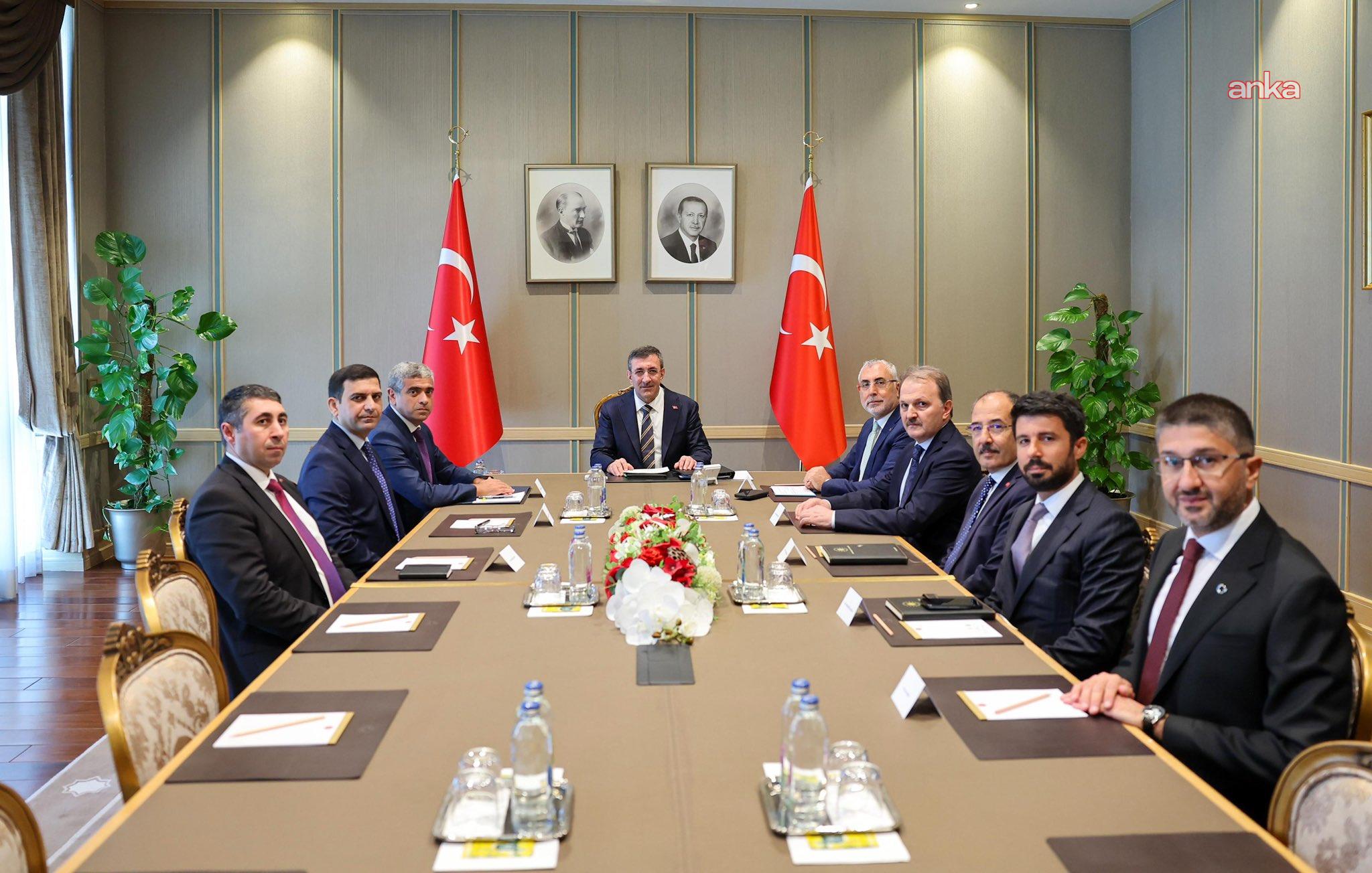 Cumhurbaşkanı Yardımcısı Yılmaz, Azerbaycan Çalışma ve Halkın Sosyal Koruması Bakanı Aliyev ile görüştü