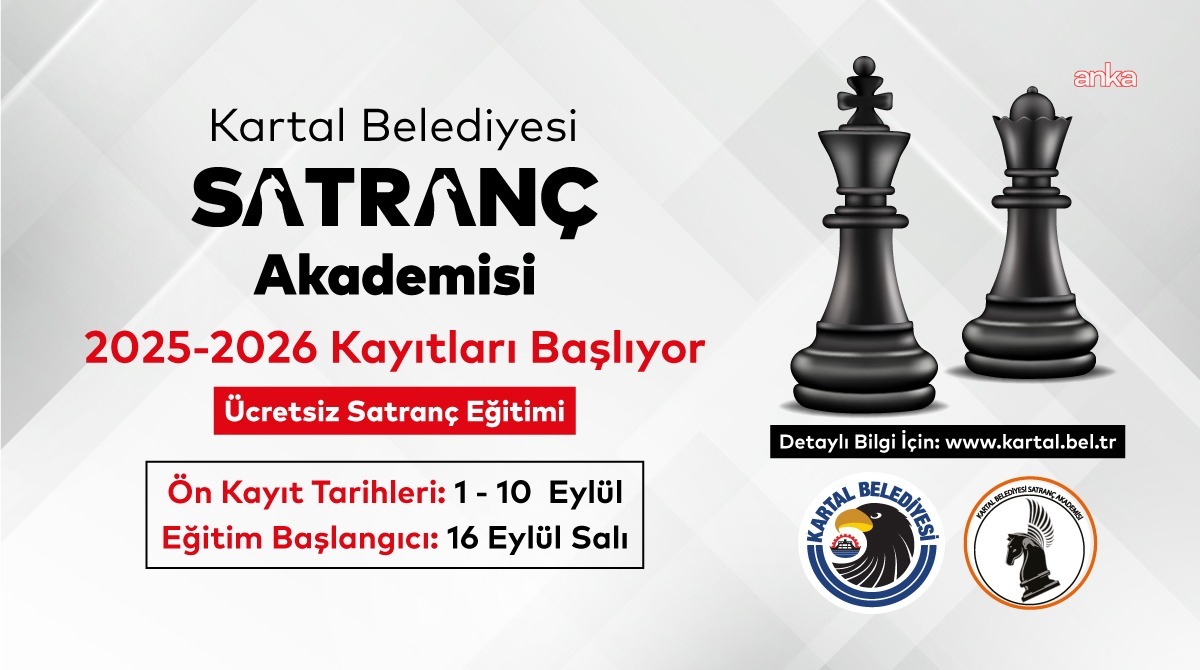 Kartal Belediyesi Satranç Akademisi’nde yeni dönem kayıtları başladı