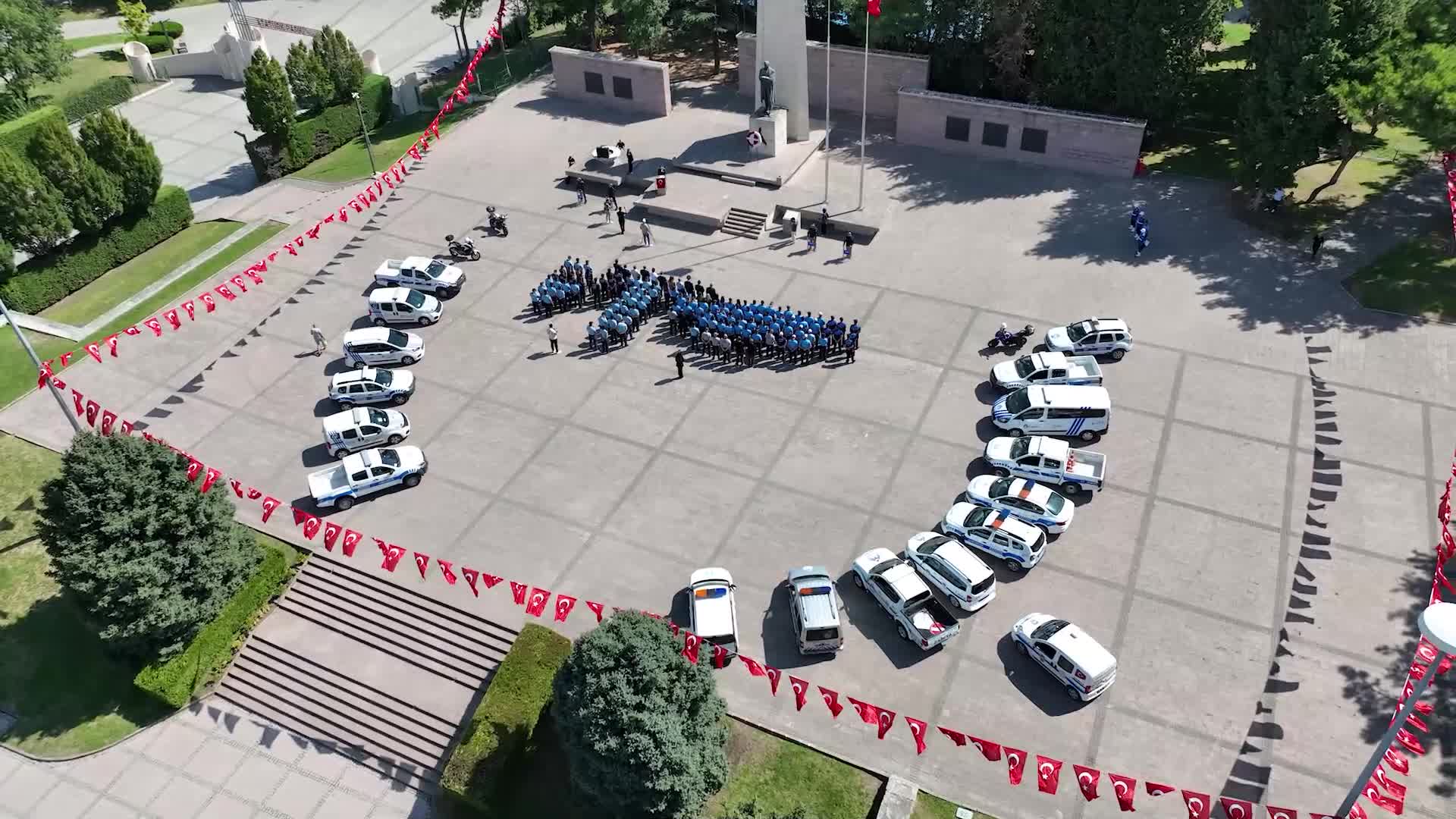 Balıkesir’de Zabıta Teşkilatı’nın 199’uncu kuruluş yıl dönümünde çelenk sunma töreni