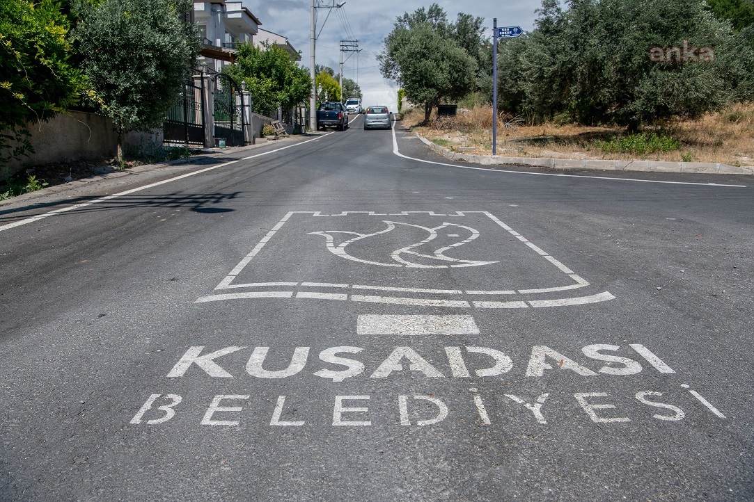 KUŞADASI BELEDİYESİ'NDEN YOL ÇALIŞMASI REKORU