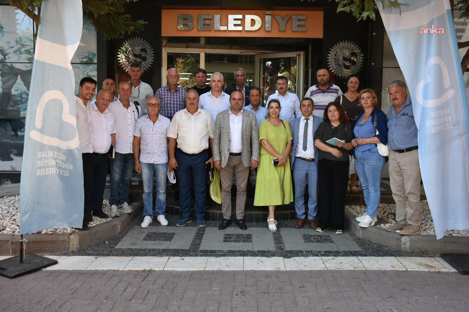 Balıkesir Büyükşehir Belediyesi’nden Erdek, Bandırma ve Karesi’de muhtarlar buluşması