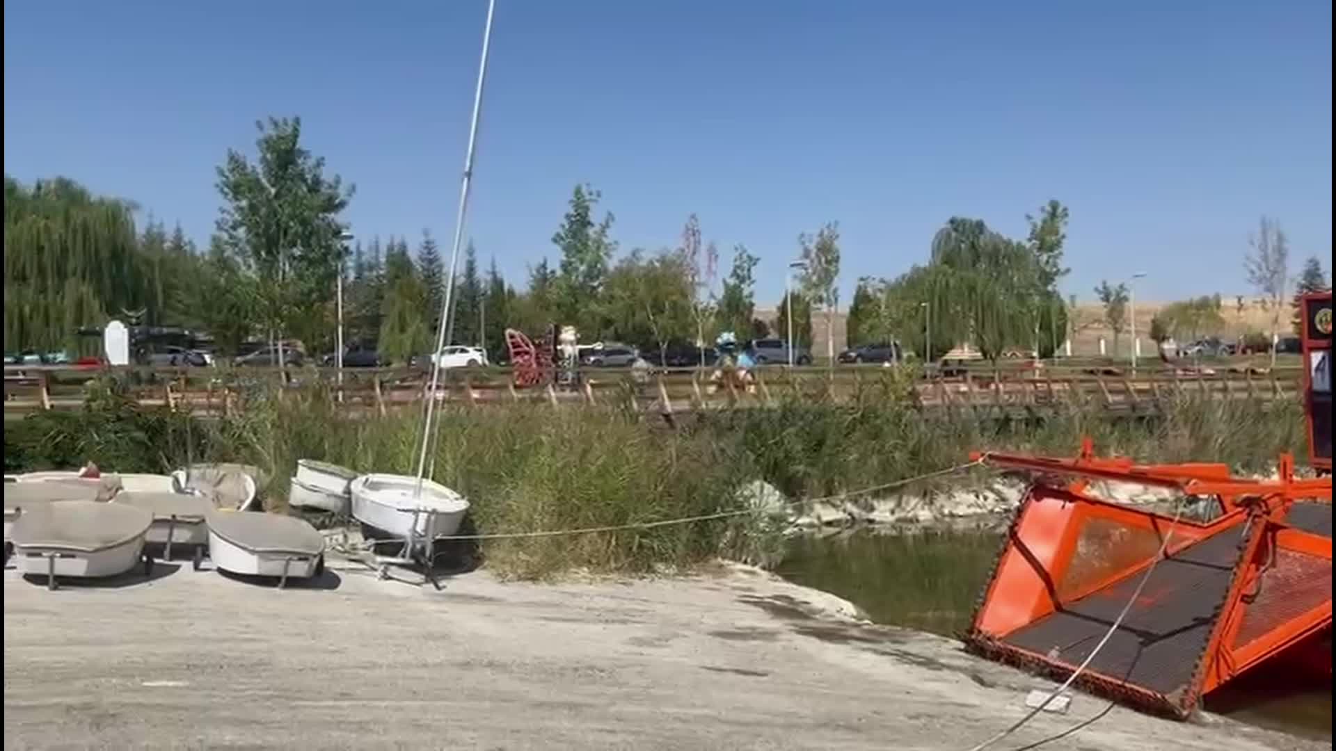 “Doğaya Yelken Aç Projesi” ile Mogan Gölü’nde çevre temizliği