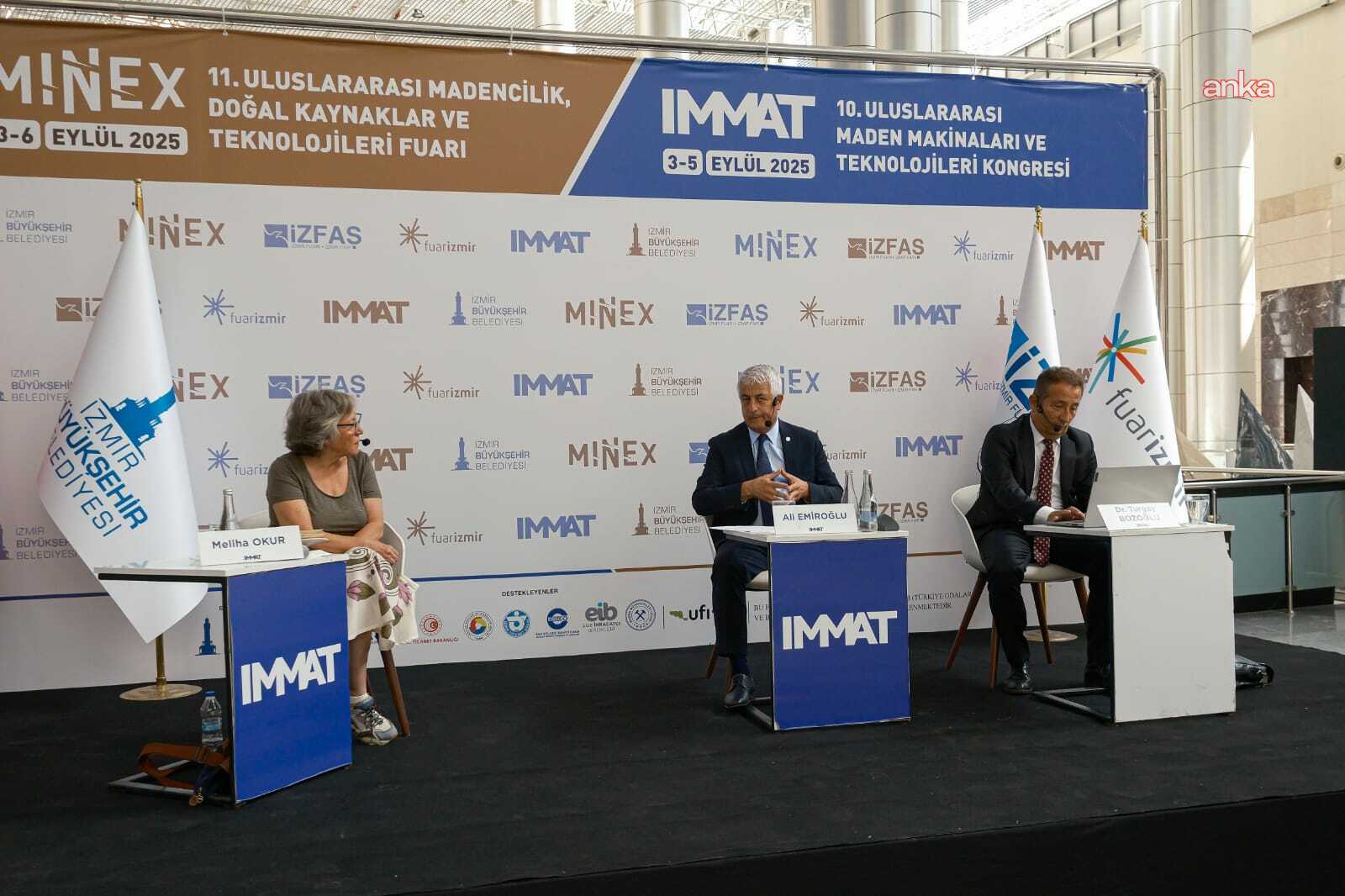 İzmir'de 11. Uluslararası Madencilik, Doğal Kaynaklar ve Teknolojileri Fuarı...  Madencilik ve ekonomi masaya yatırıldı