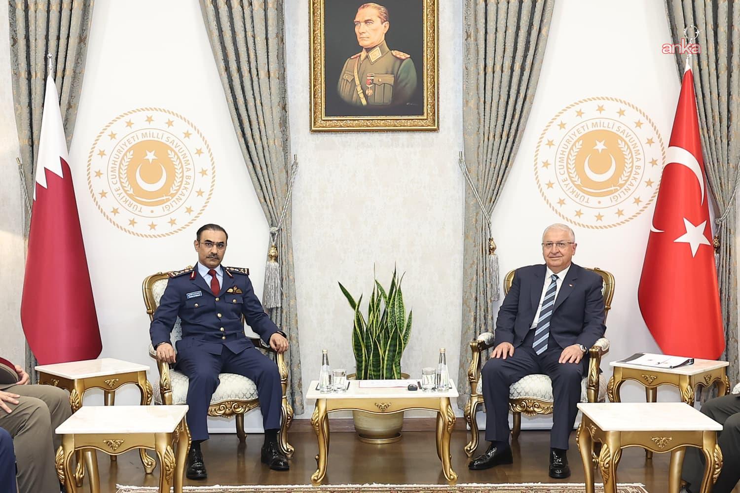 Milli Savunma Bakanı Güler, Katar Genelkurmay Başkanı Korgeneral Al Mannai'yi kabul etti