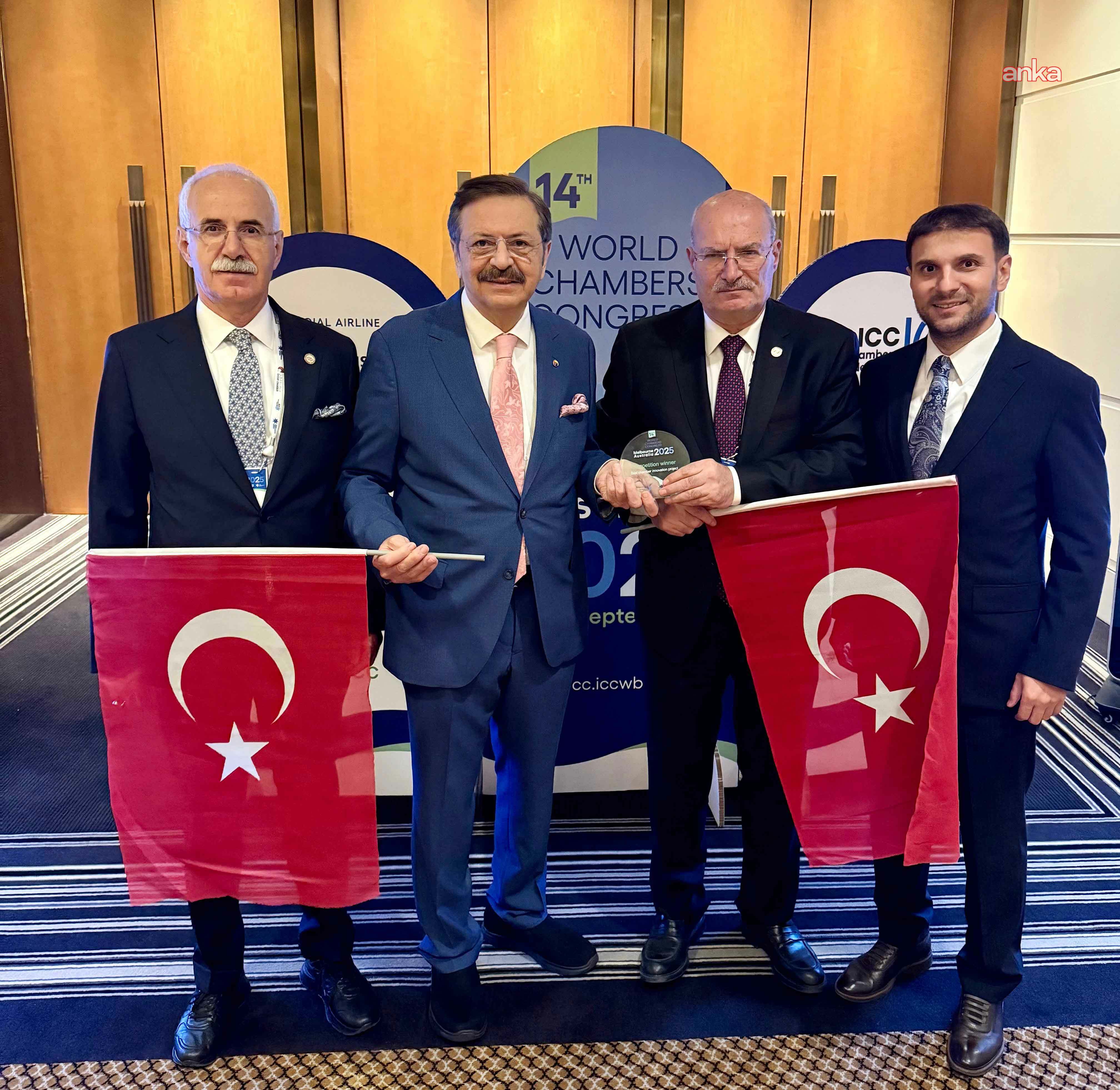 Ankara Ticaret Odası'nın “ATONET Akıllı Asistan” projesi, “En İyi Oda İnovasyonu Projesi” kategorisinde dünya birincisi seçildi