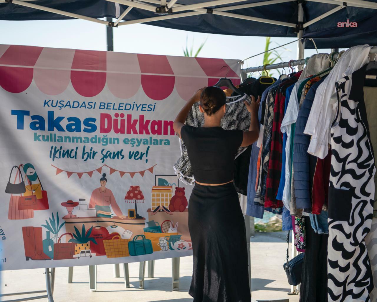 Kuşadası’nda kullanılmayan eşyalar yeni sahipleriyle buluştu