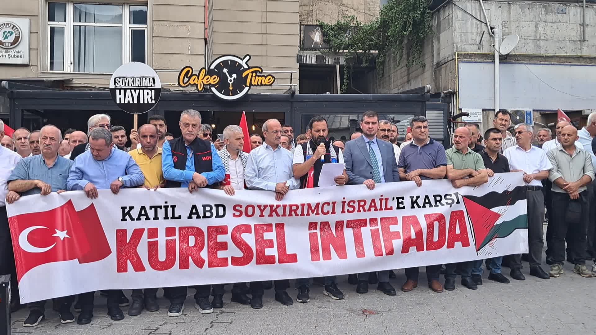 Artvin Filistin’e Destek Platformu: "Gazze’deki zulme kayıtsız kalmak insanlık suçudur"