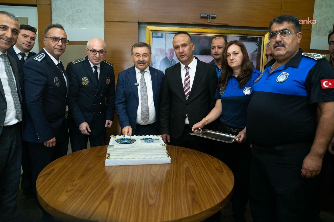 Gölbaşı Belediye Başkanı Odabaşı, zabıta personelini makamında ağırladı