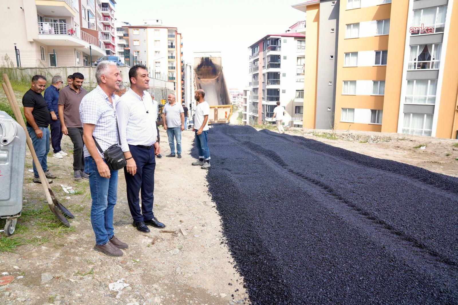Giresun Belediyesi'nin asfalt yenileme ve onarım çalışmaları devam ediyor