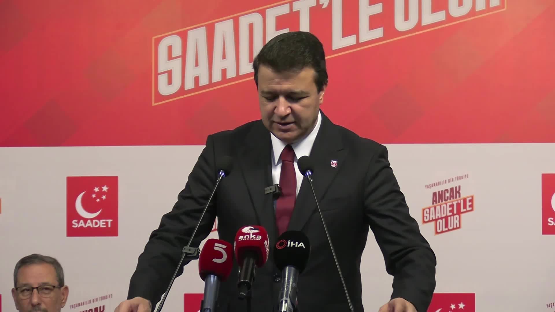 Saadet Partisi Genel Başkanı Arıkan: ''Bizim ülkemizde iktidar, muhalefeti dizayn etmek için gece gündüz çalışıyor''