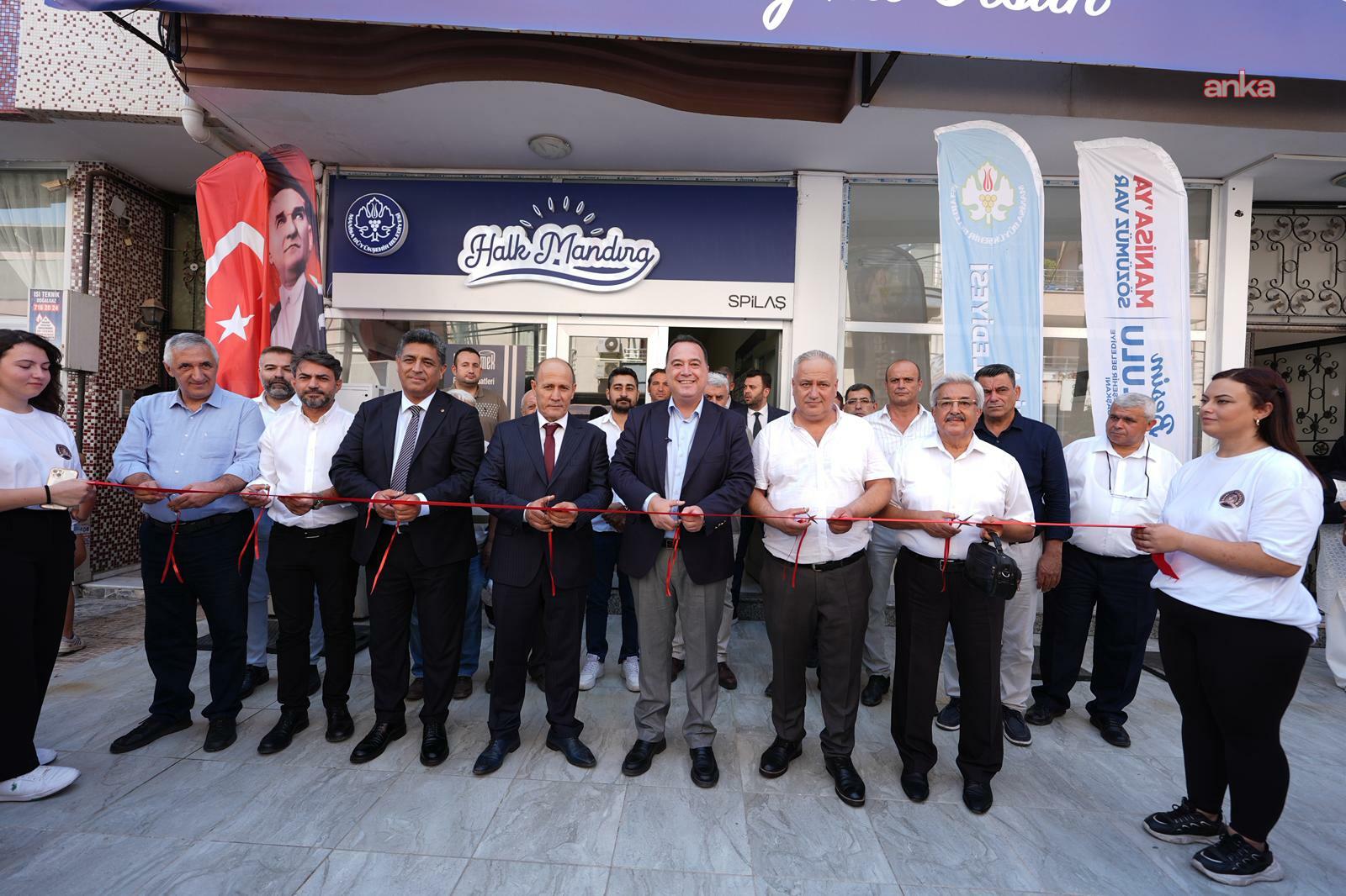 Manisa Büyükşehir Belediyesi'nden Ahmetli'de Halk Ekmek ve Halk Mandıra