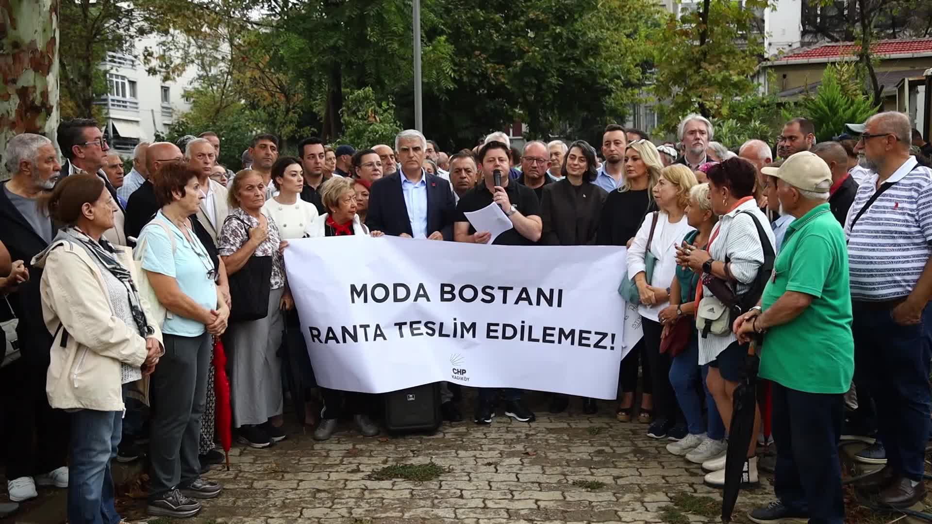 Kadıköy’de Caferağa Bostanı ihalesine tepkiler büyüyor... “Ranta değil halka alan açın”