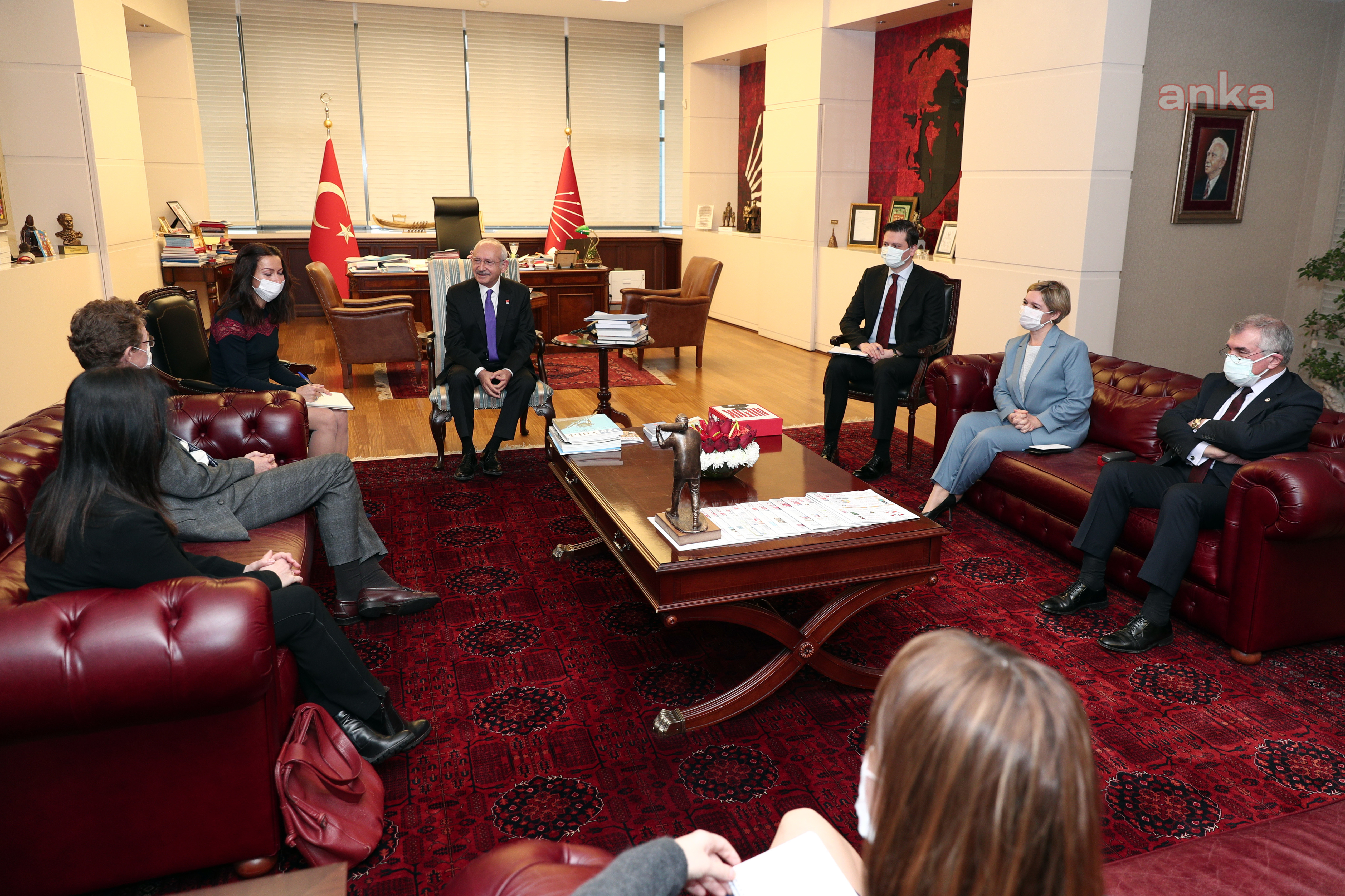 CHP LİDERİ KEMAL KILIÇDAROĞLU, BÜYÜKELÇİ LANDRUT’U KABUL ETTİ