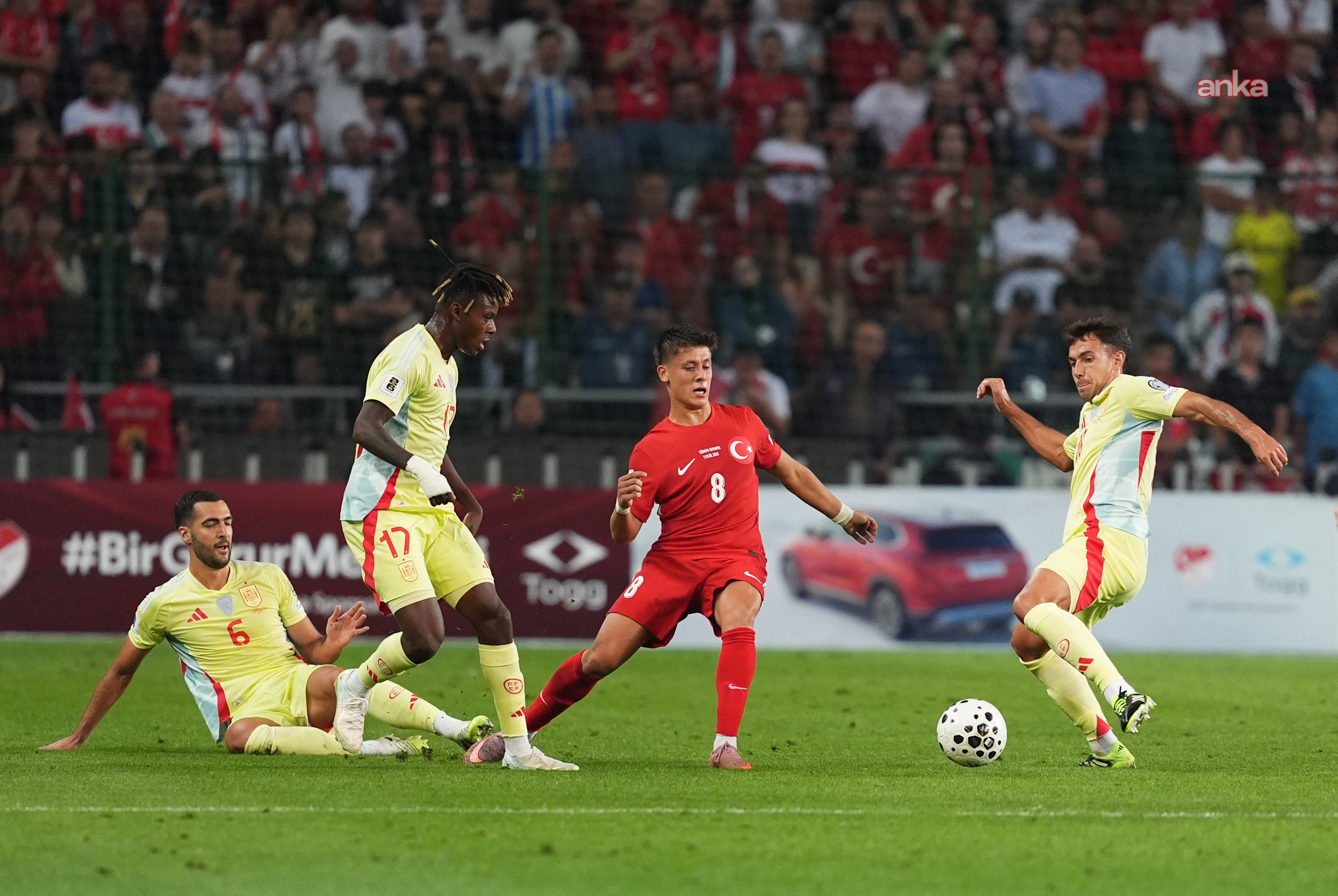 Türkiye, 2026 FIFA Dünya Kupası Avrupa Elemeleri E Grubu ikinci maçında İspanya’ya 6-0 mağlup oldu