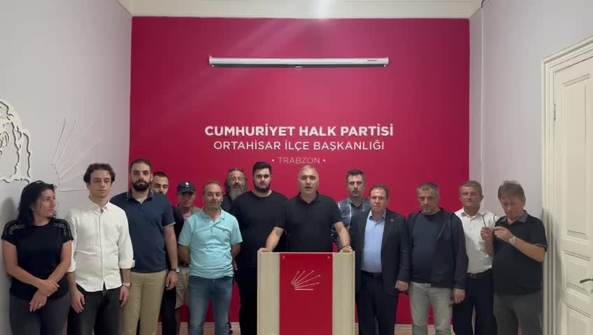 CHP Ortahisar İlçe Başkanı Haluk Batmaz: "AK Parti iktidarının her türlü baskı ve zulmüne karşı omuz omuza direneceğiz"