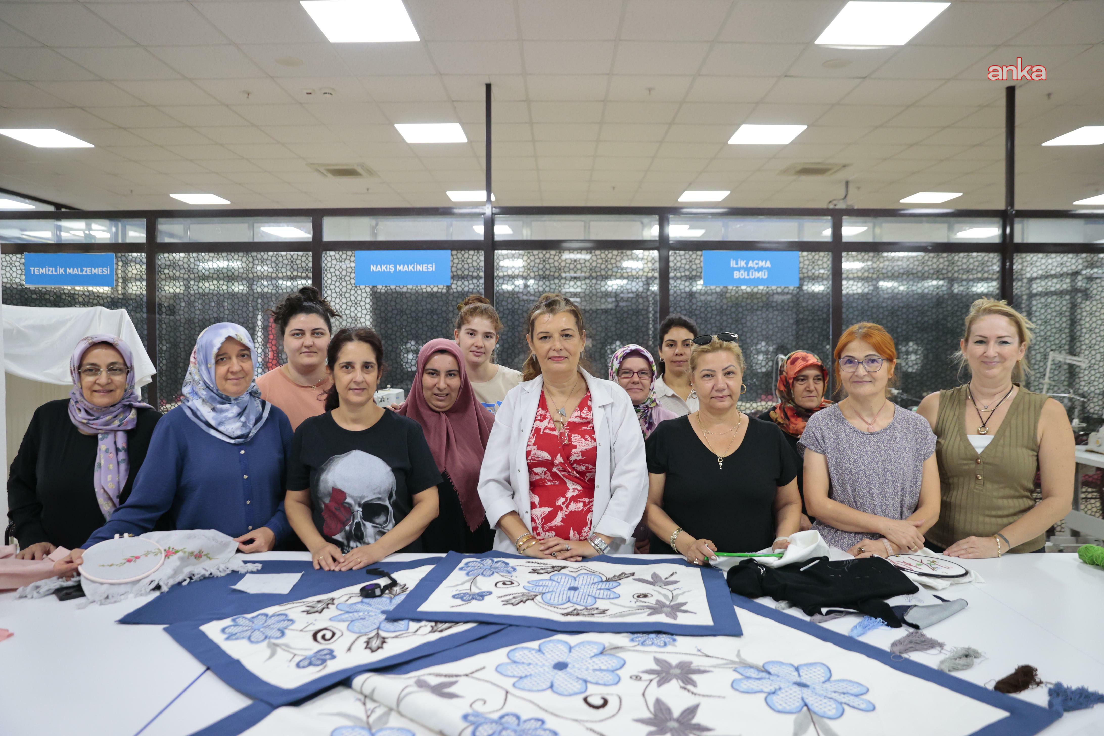 Konaklı kadınlar nakış kursunda emeği kazanca dönüştürüyor