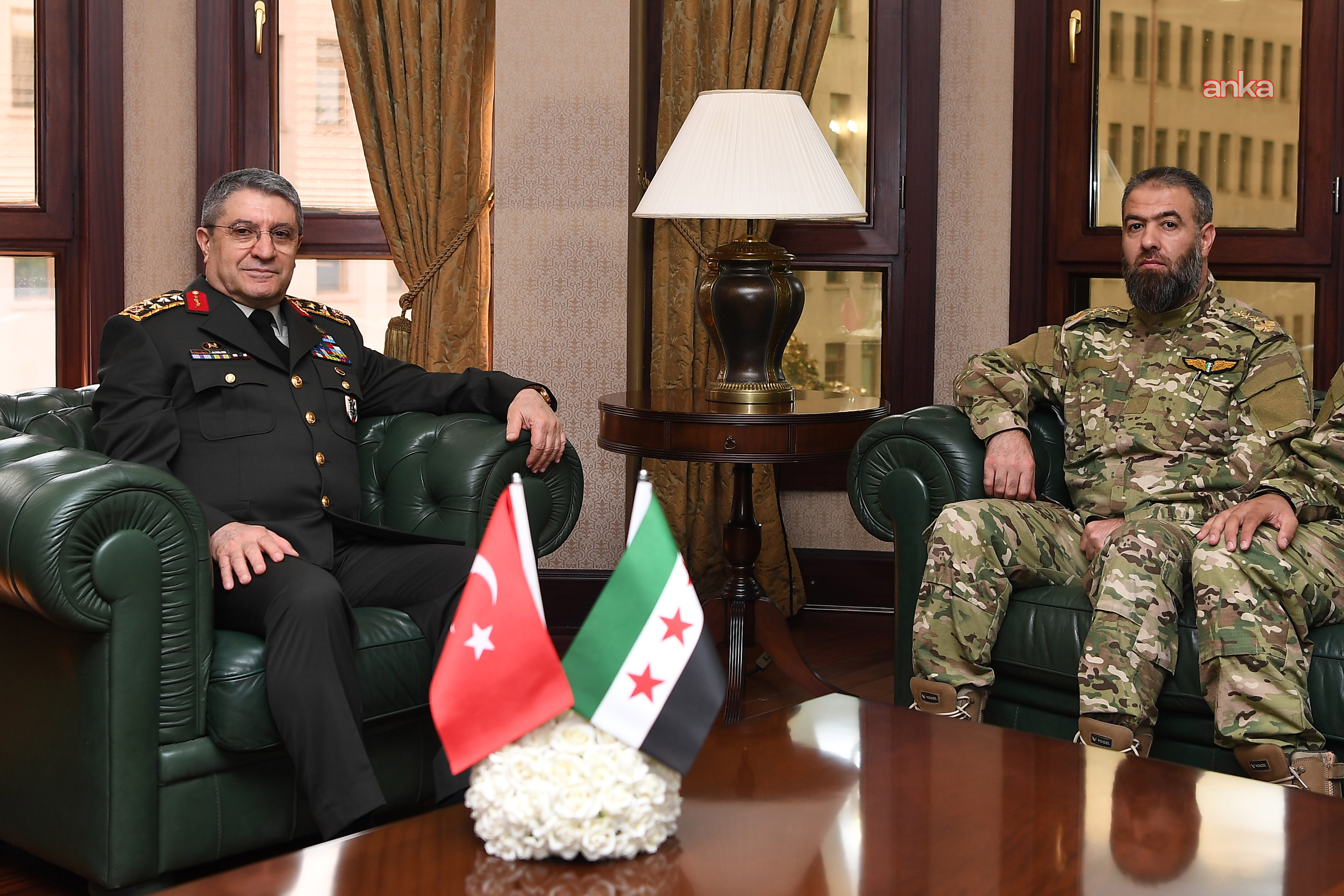 Genelkurmay Başkanı Bayraktaroğlu, Suriye Hava Kuvvetleri Komutanı Hawary'yi kabul etti