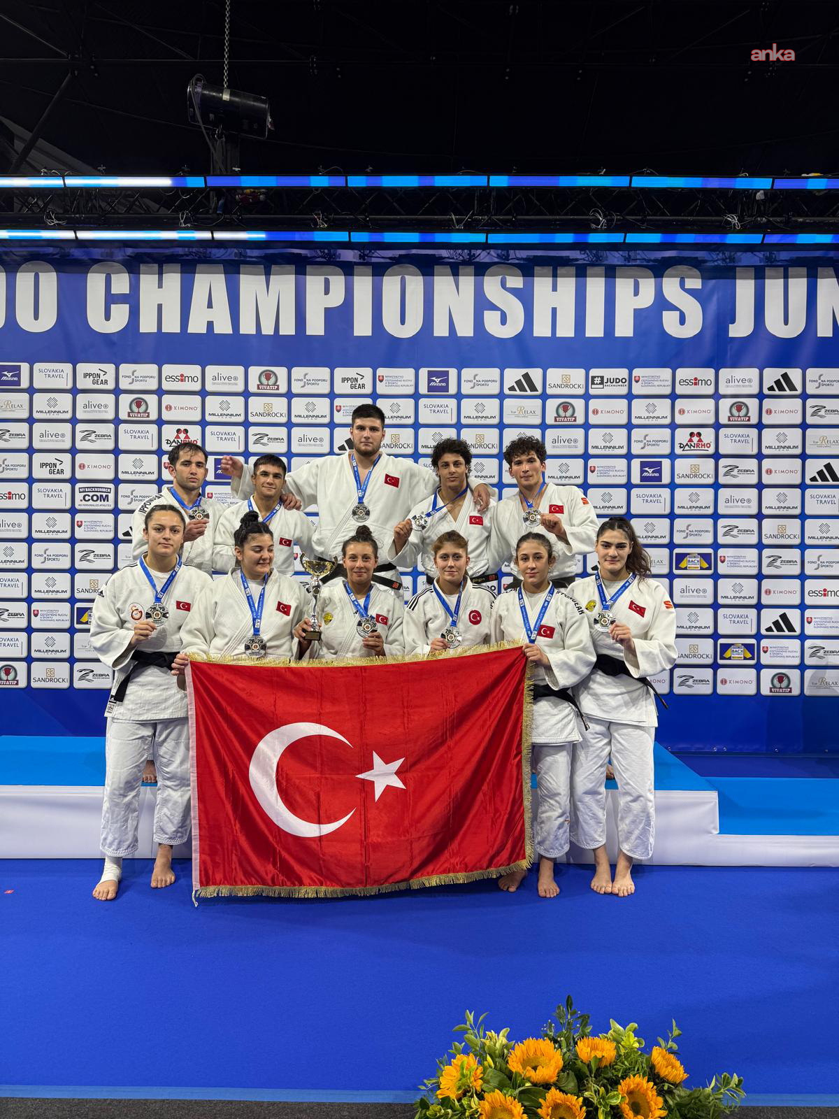 Osmangazi Belediyespor’un judocusu Öztürk, Avrupa kürsüsünde