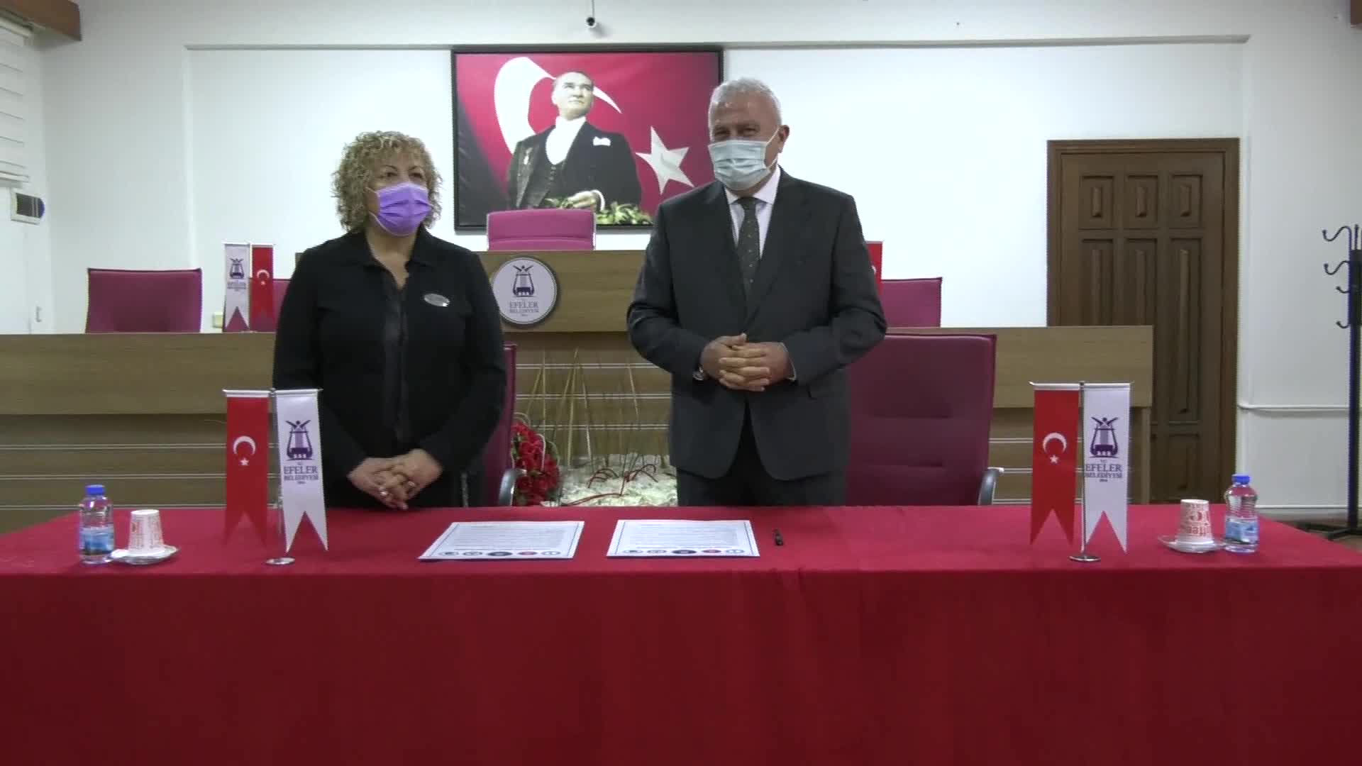 EFELER BELEDİYE BAŞKANI ATAY, KADIN DOSTU KENT TAAHHÜTNAMESİNİ İMZALADI