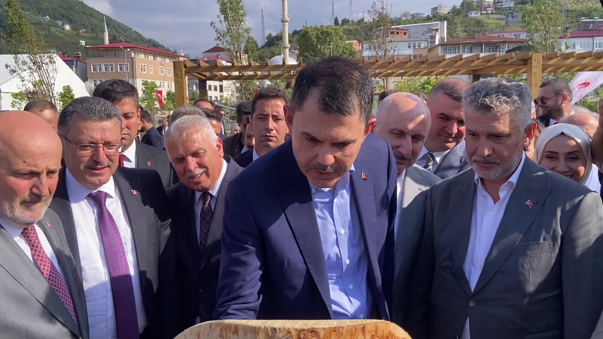 Murat Kurum: "Trabzon’un çehresini değiştirmek için çalışıyoruz”