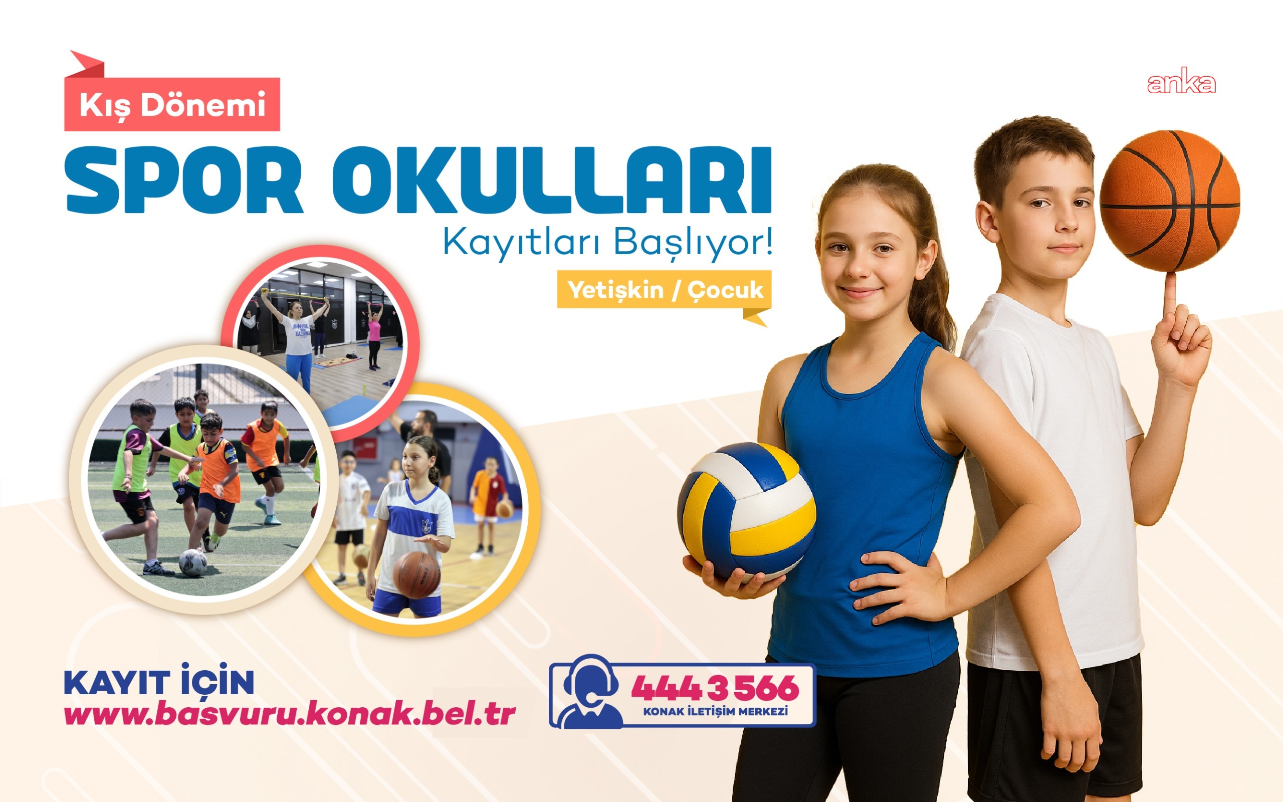 Konak Belediyesi Spor Okulları’nda yeni dönem kayıtları başladı
