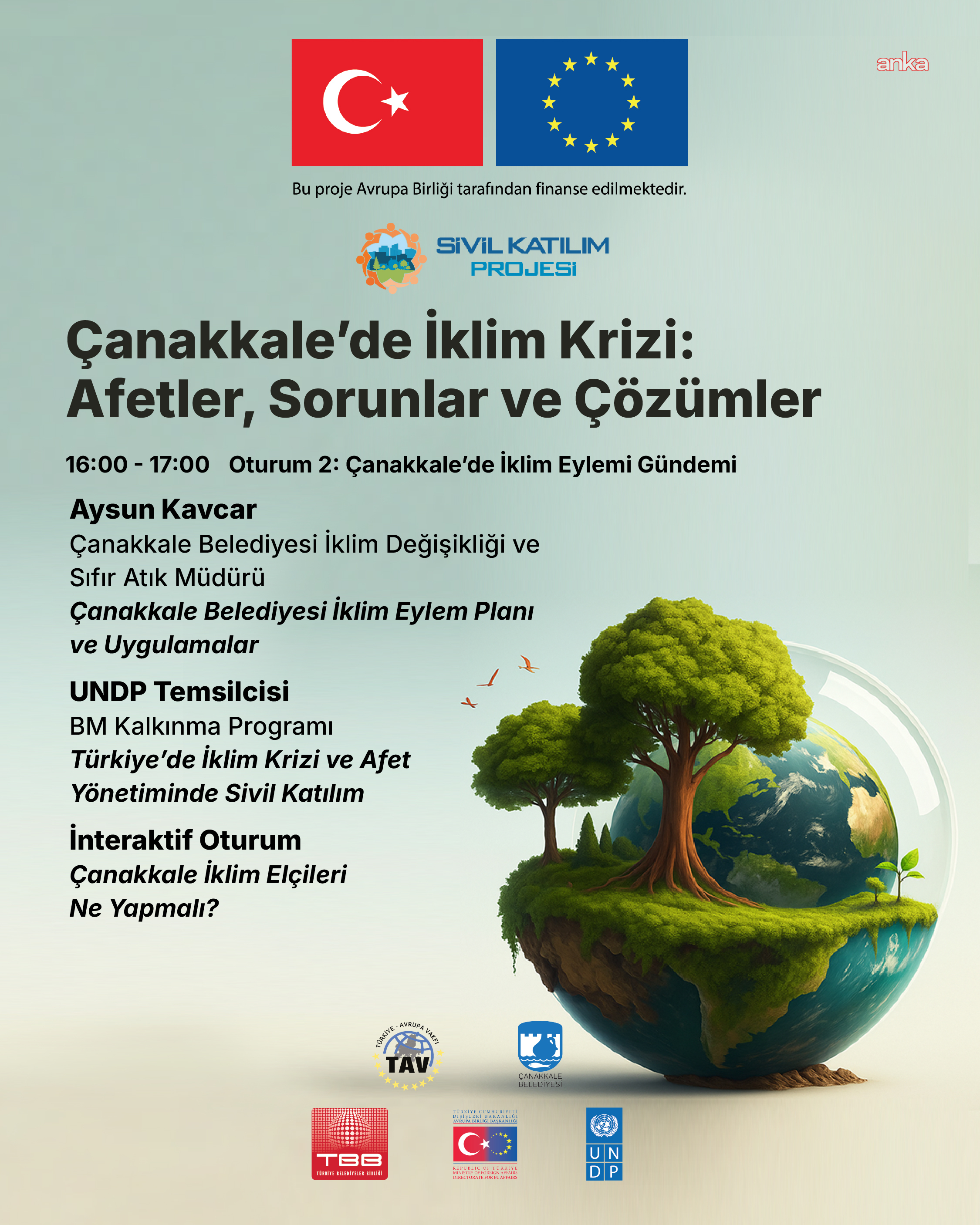 Çanakkale’de 'İklim Krizi' paneli düzenleniyor
