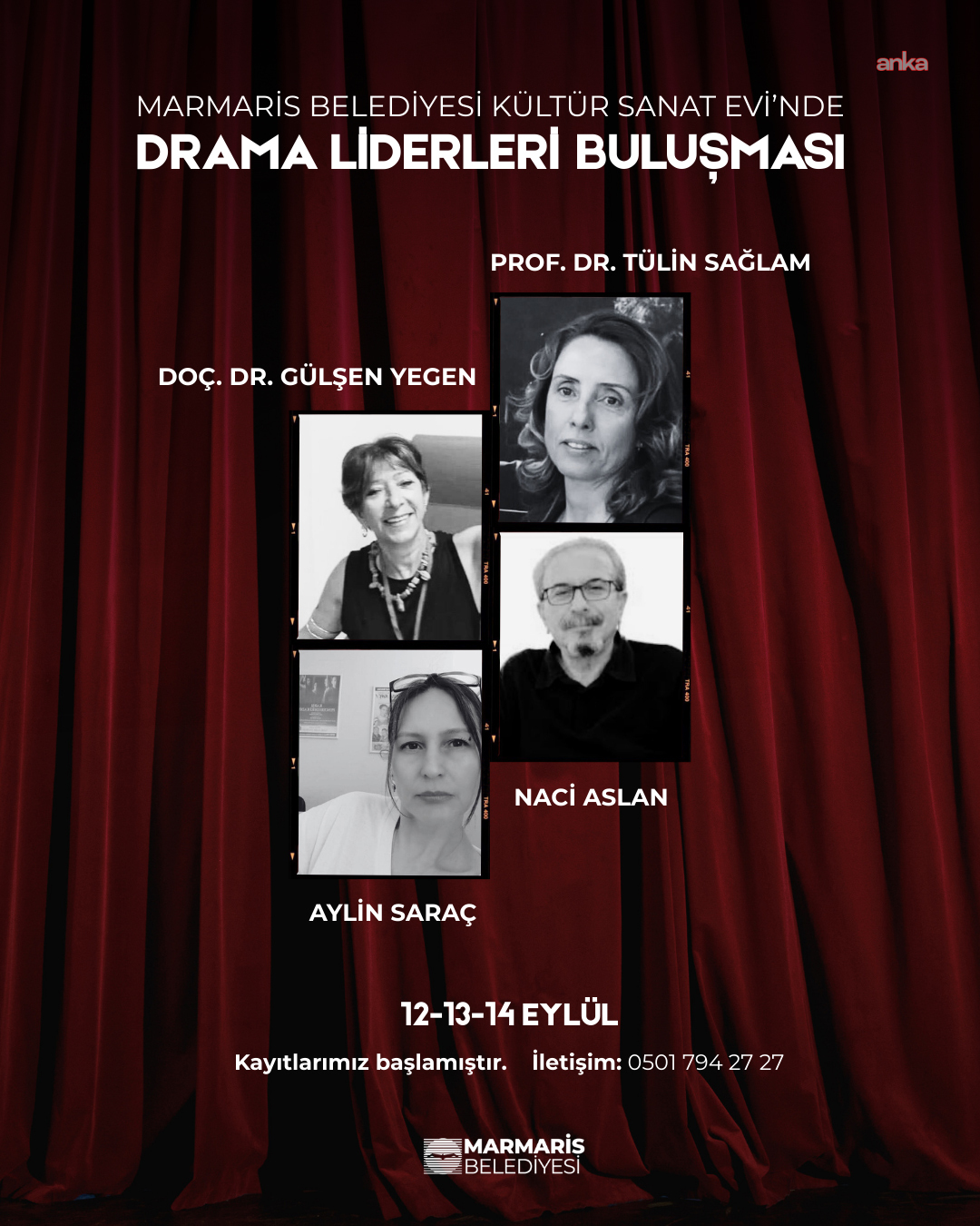 Yaratıcı drama liderleri Marmaris’te buluşuyor