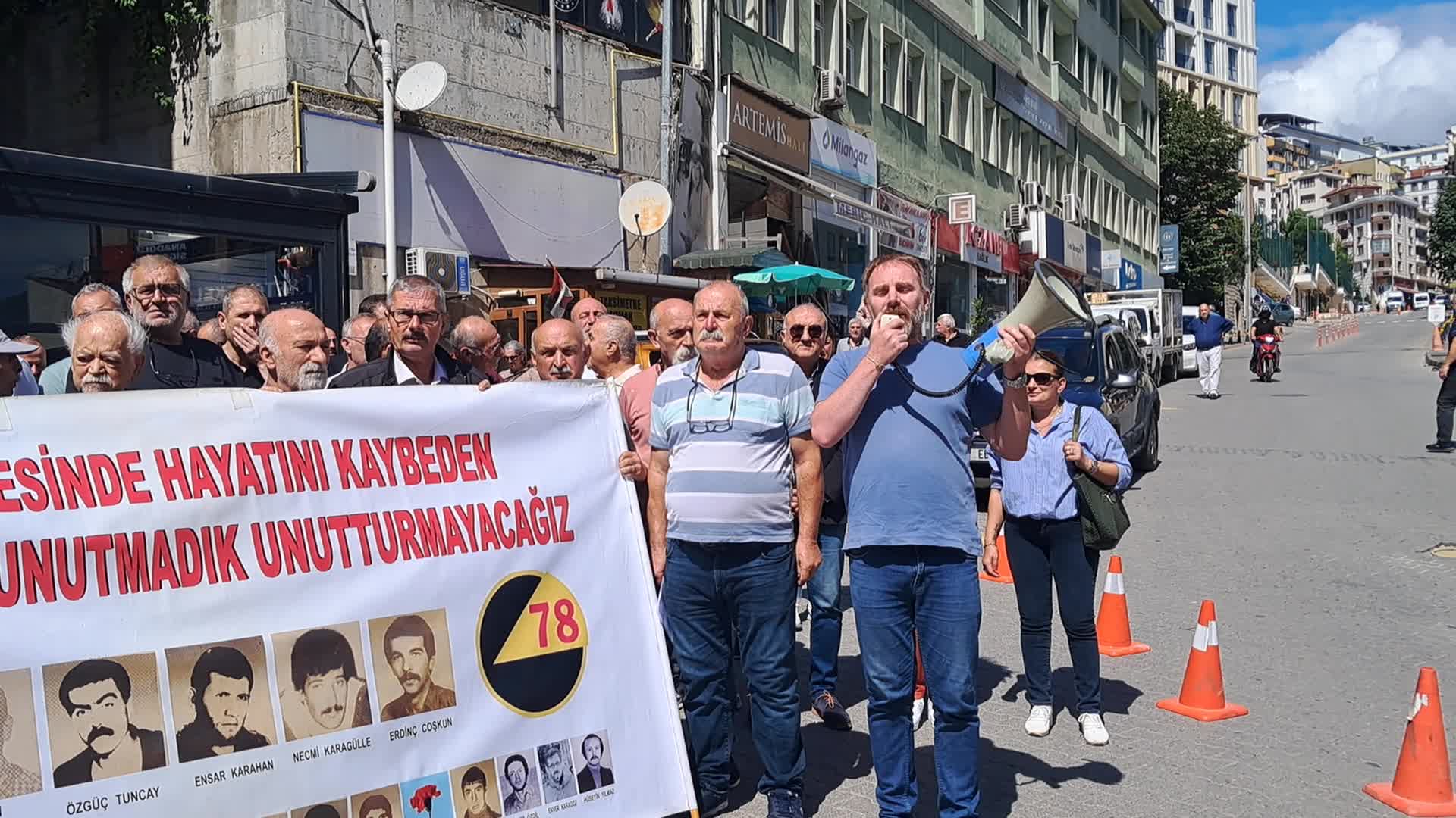 Artvin'de 12 Eylül protestosu