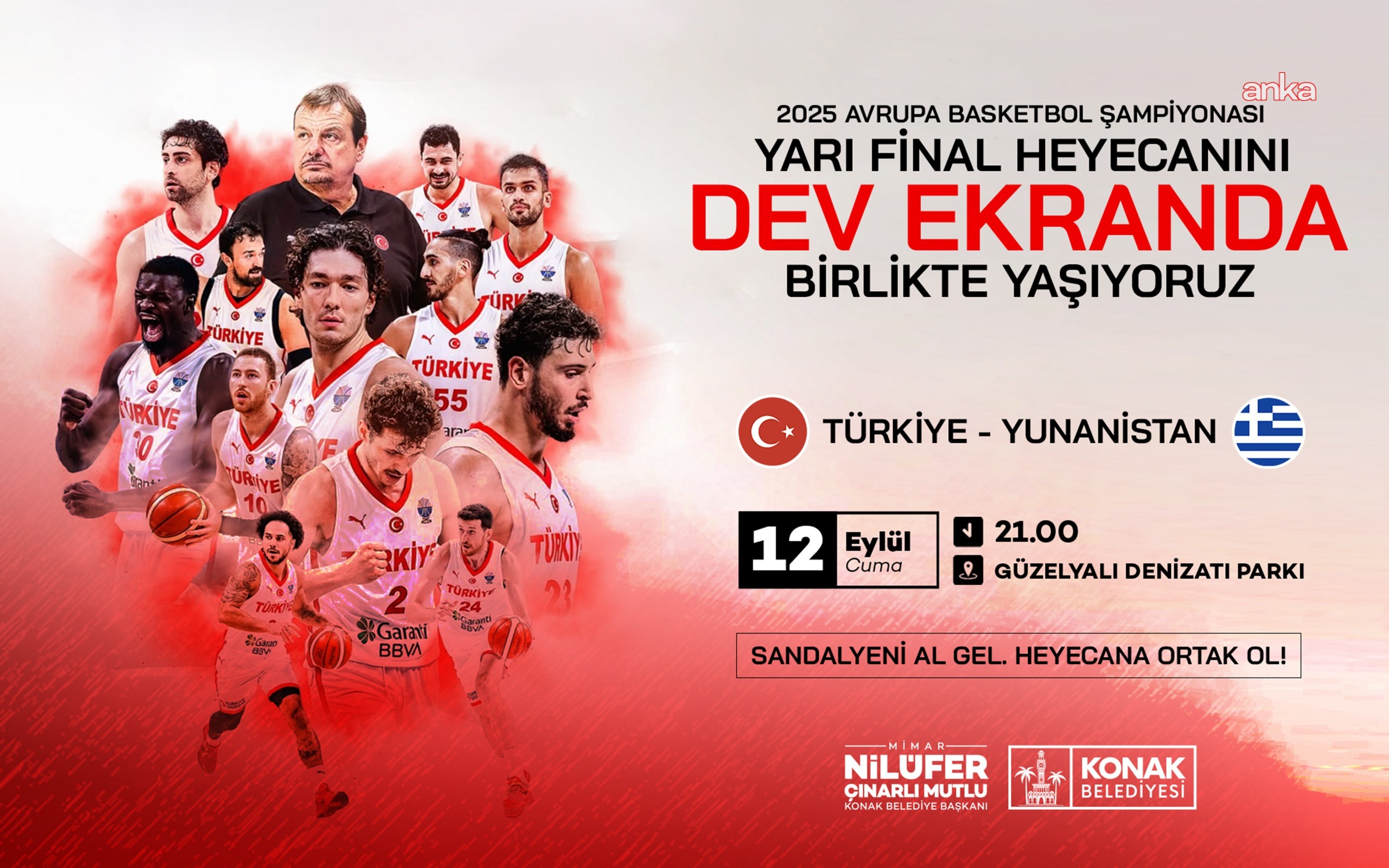 Konak Belediyesi, 12 Dev Adam’la final yolunda tek yürek