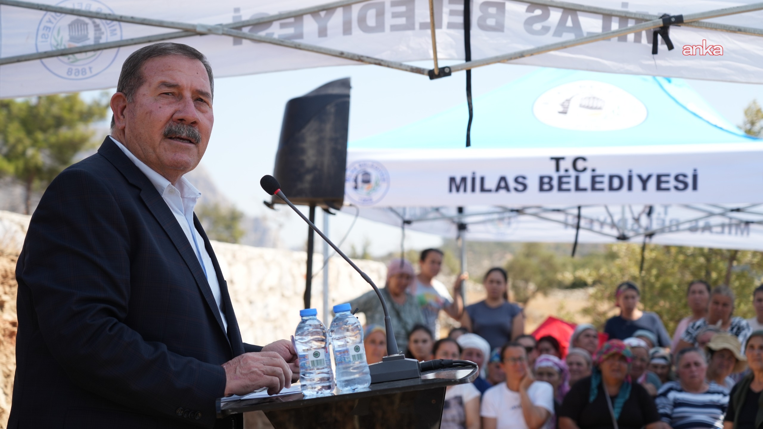 Çok Amaçlı Sosyal Alanların bir yenisinin temeli Milas'ın Gökbel Mahallesi’nde atıldı
